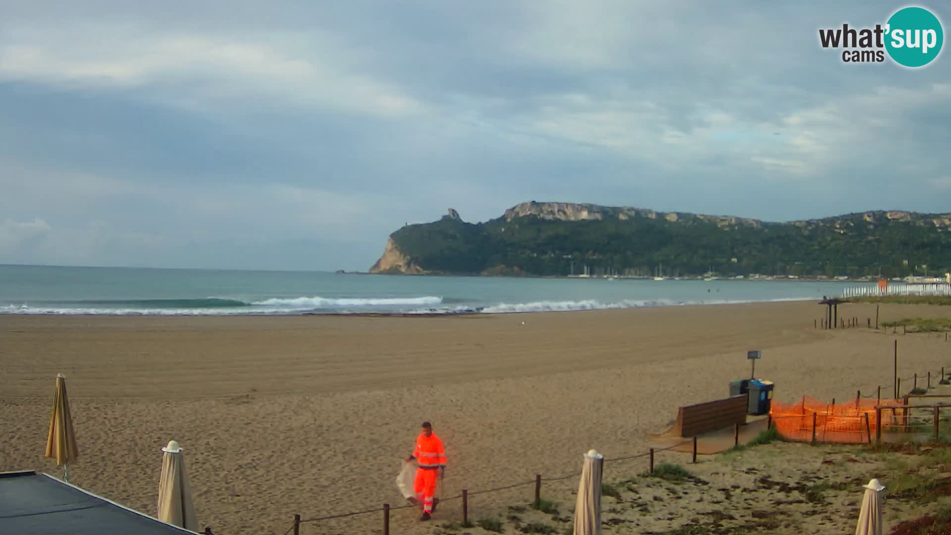 Poetto beach webcam | Cagliari | Sardinija