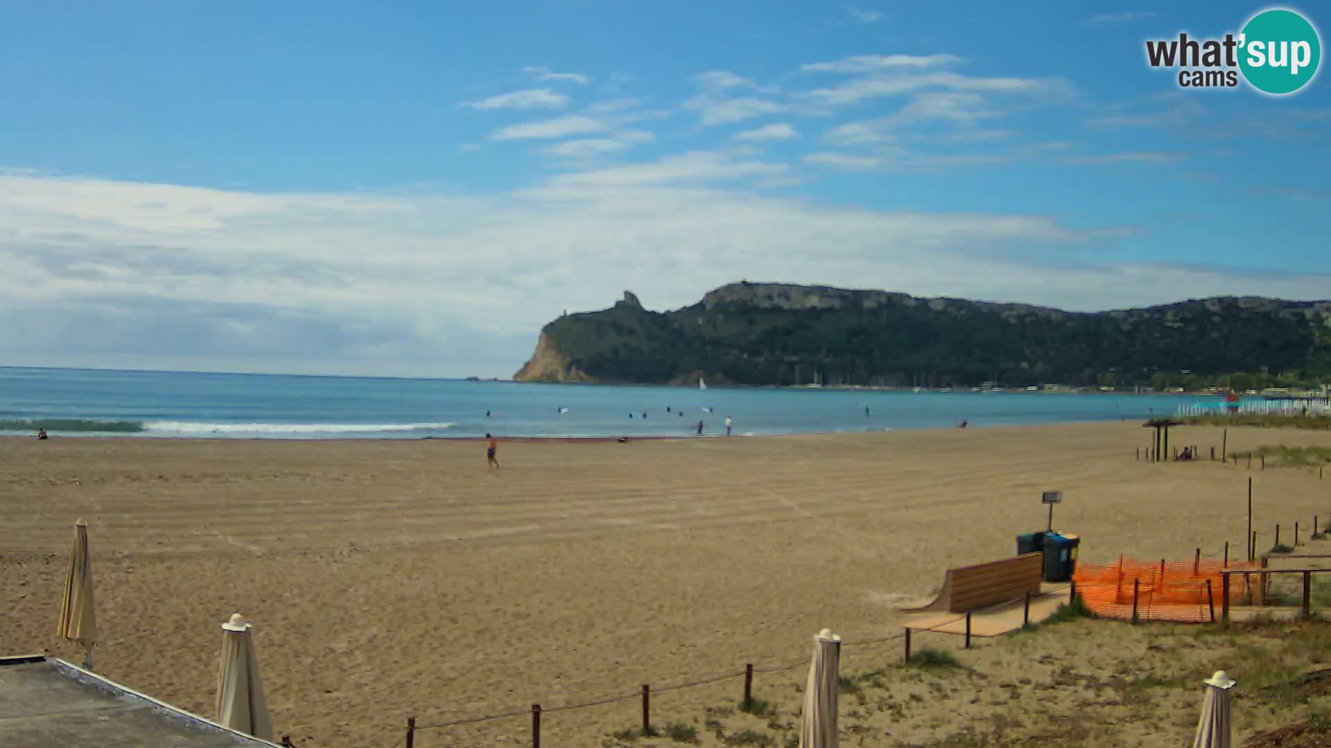 Poetto beach webcam | Cagliari | Sardinia