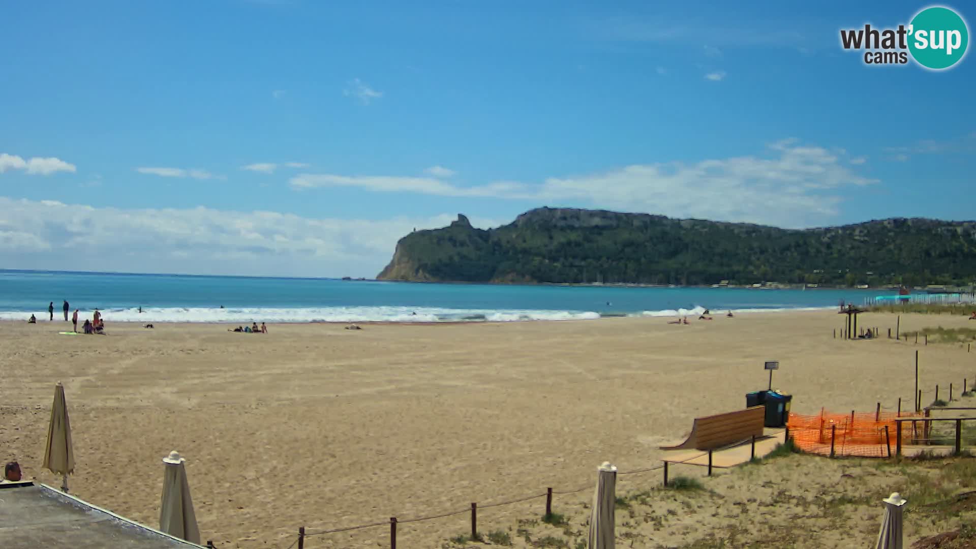 Poetto Strand Webcam | Cagliari | Sardinien