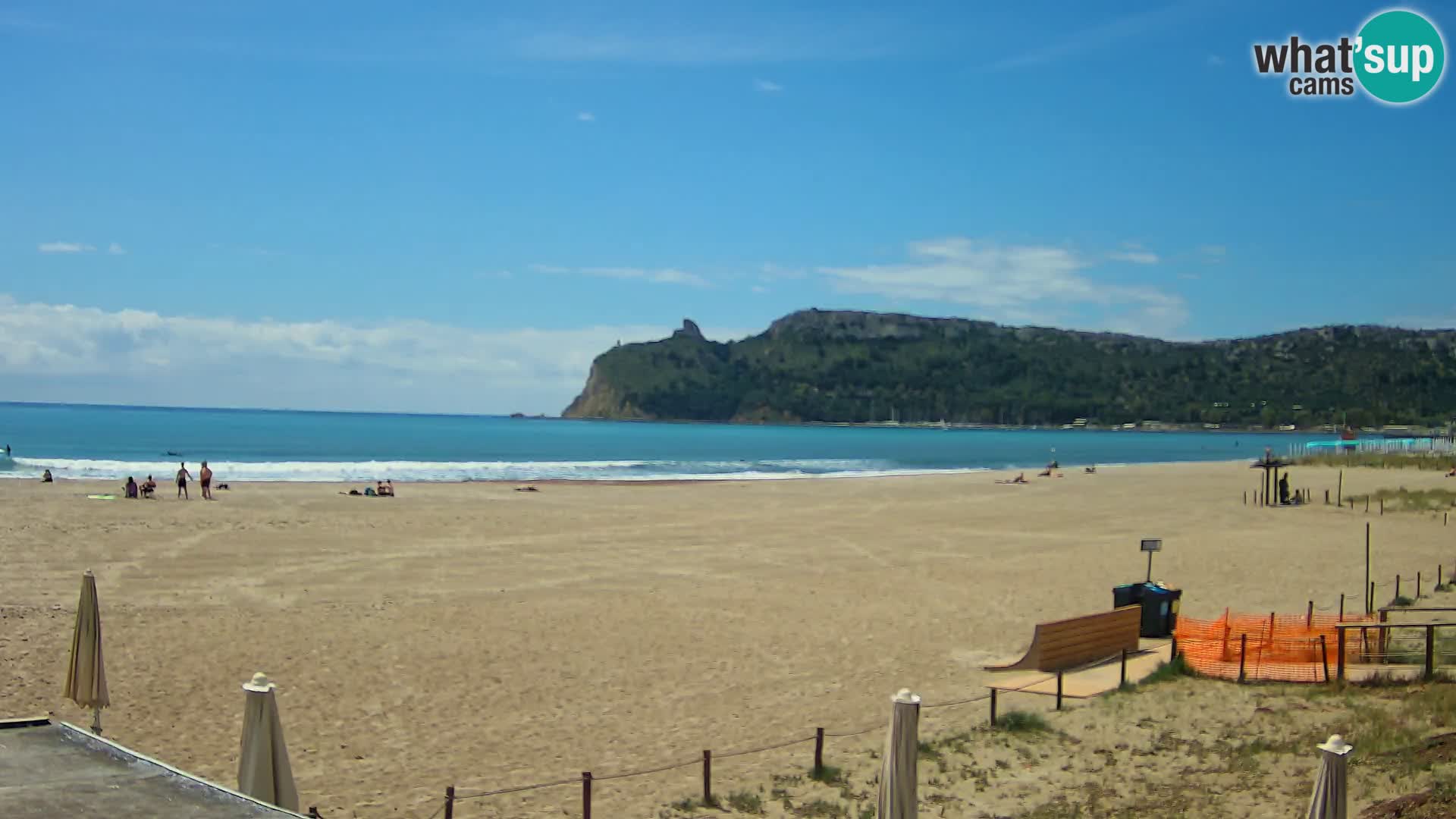Poetto beach webcam | Cagliari | Sardinia