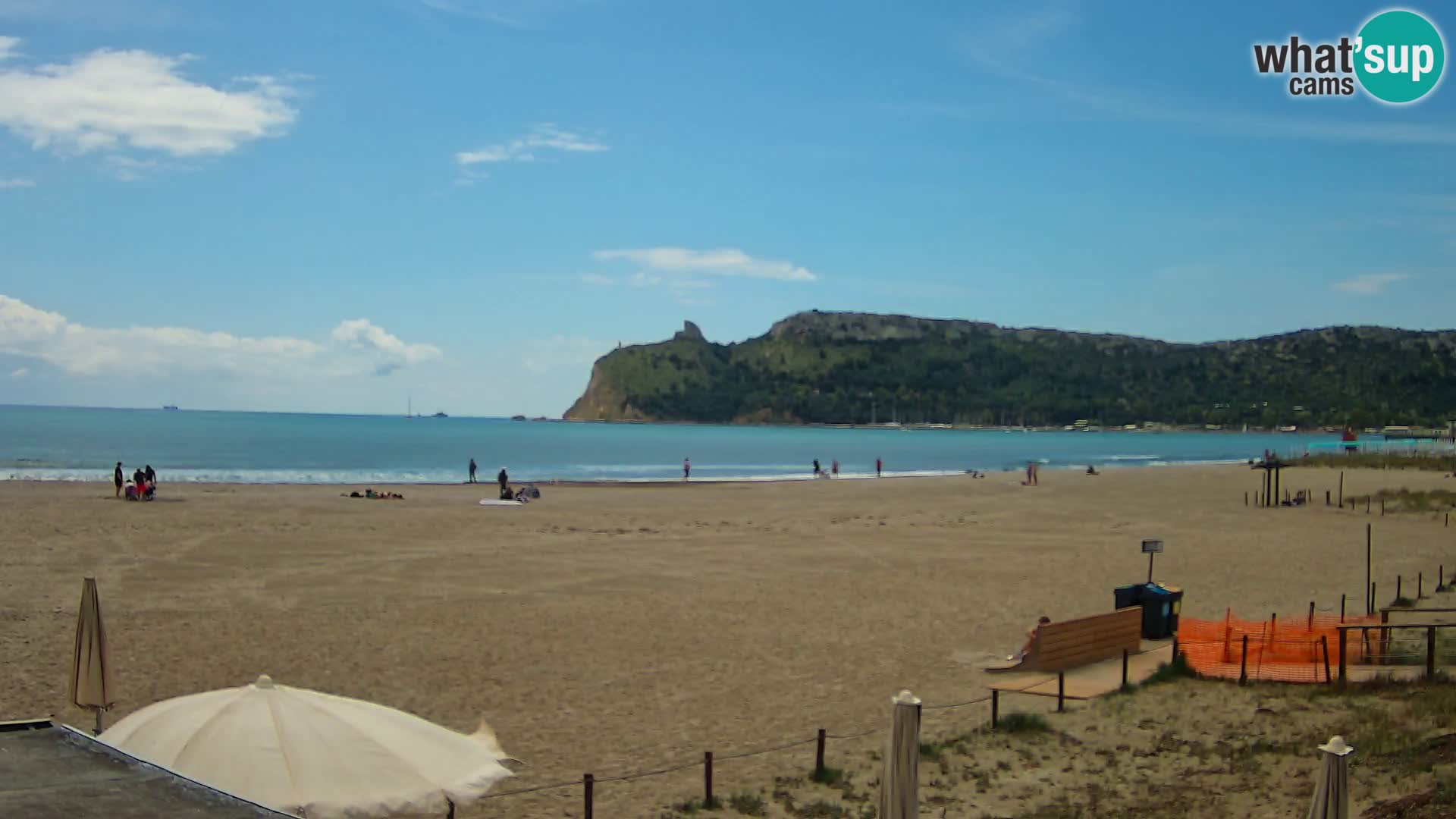 Webcam plage de Poetto | Cagliari | Sardaigne