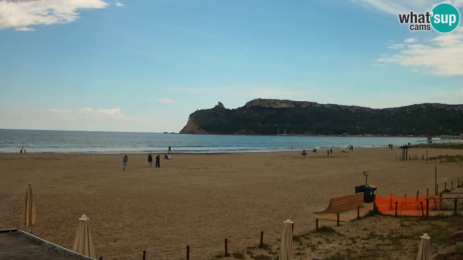 Poetto Strand Webcam | Cagliari | Sardinien