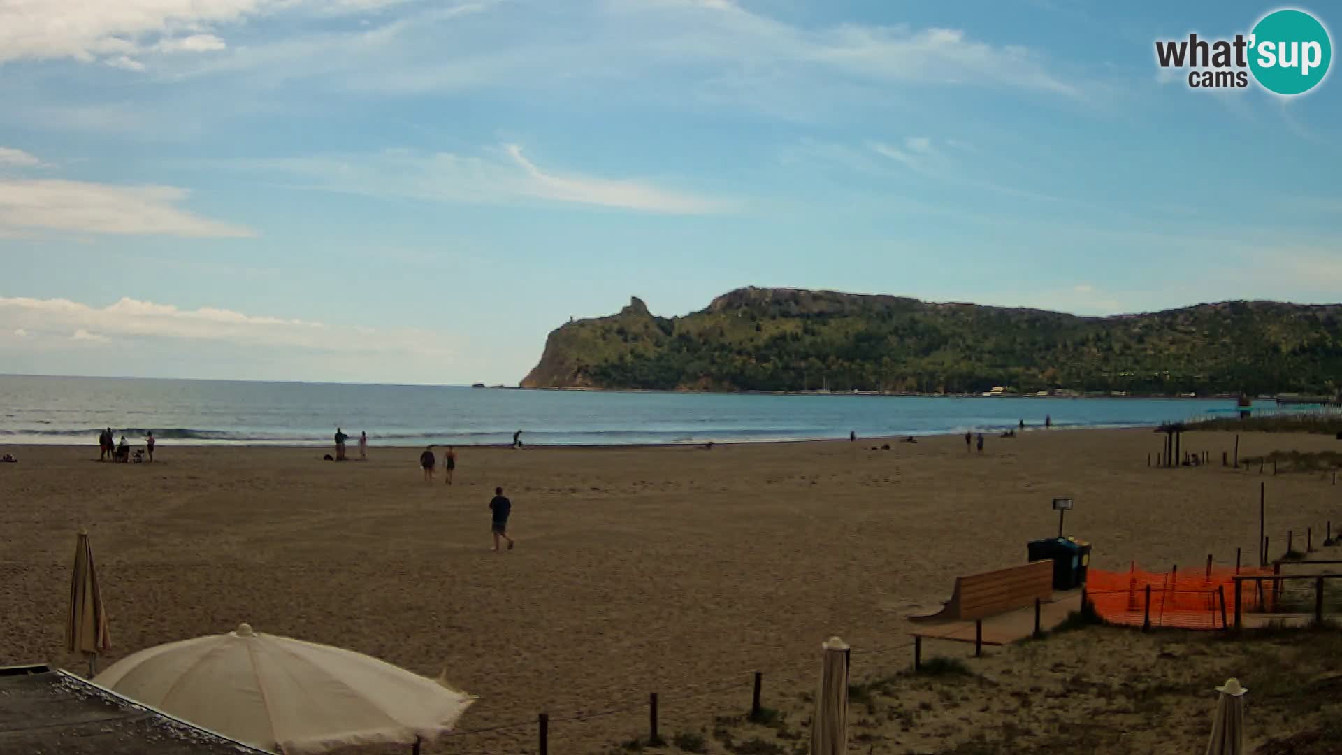 Poetto beach webcam | Cagliari | Sardinia