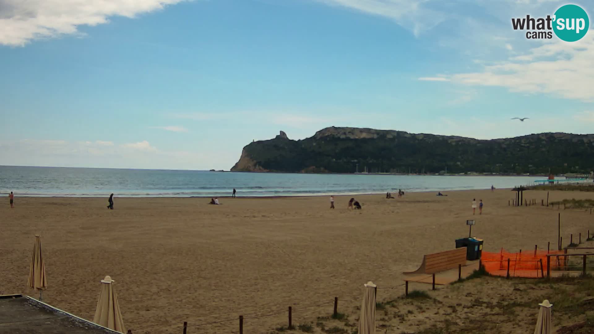 Poetto beach webcam | Cagliari | Sardinia