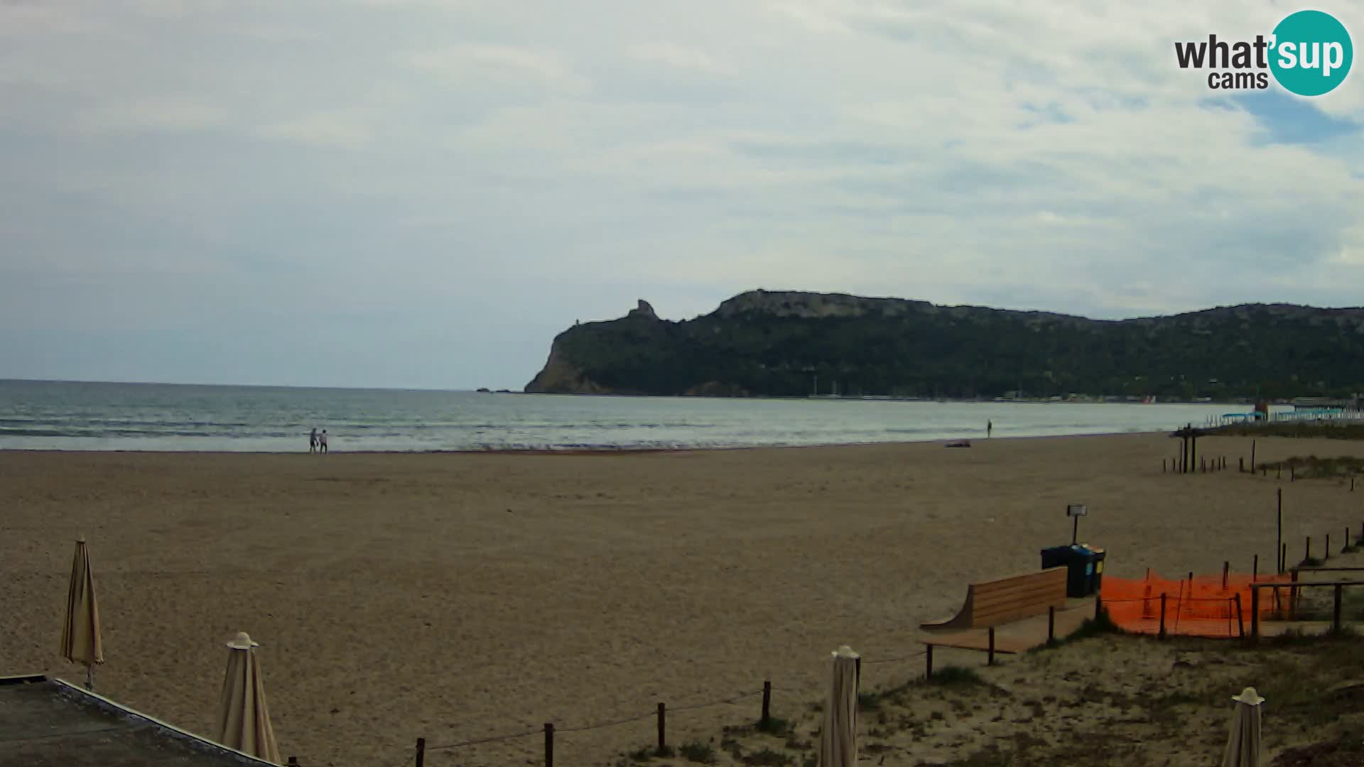 Poetto beach webcam | Cagliari | Sardinija