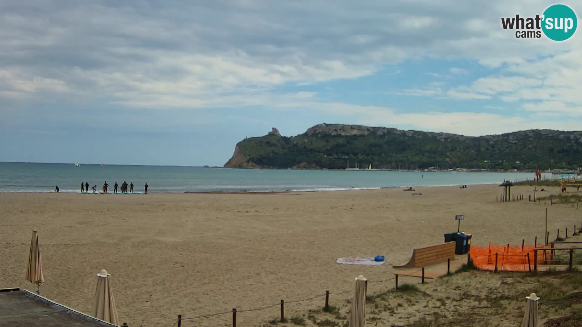 Poetto beach webcam | Cagliari | Sardinija