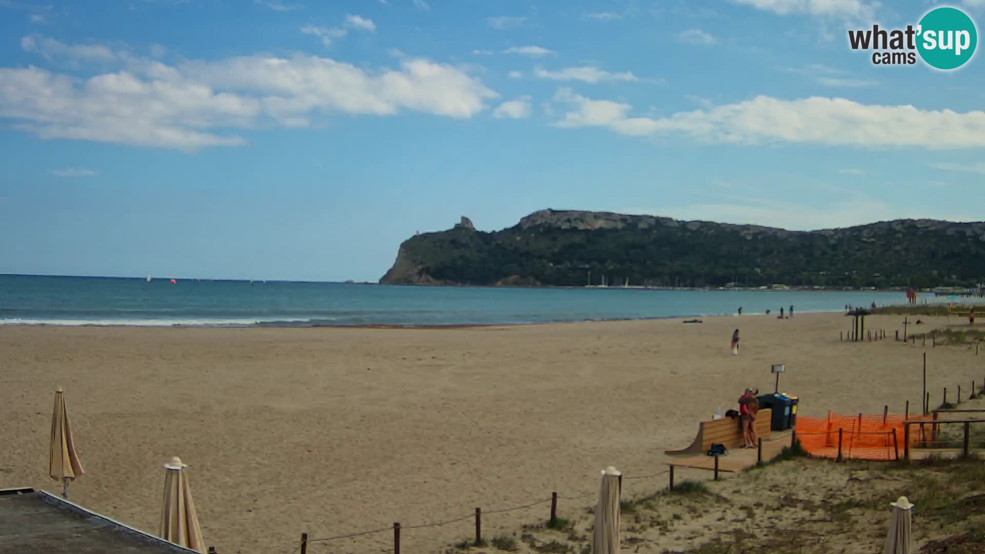 Poetto beach webcam | Cagliari | Sardinija