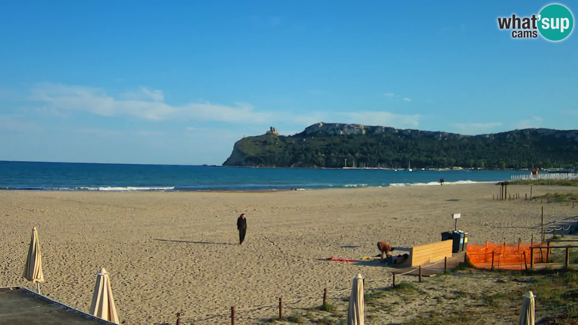 Webcam plage de Poetto | Cagliari | Sardaigne