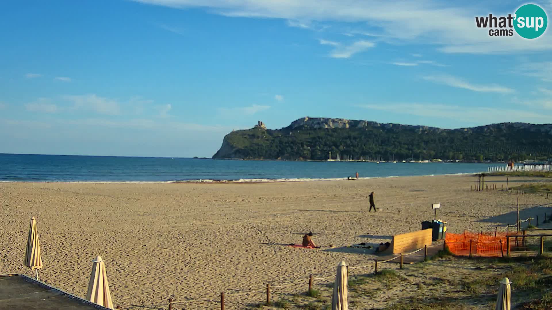 Poetto beach webcam | Cagliari | Sardinija