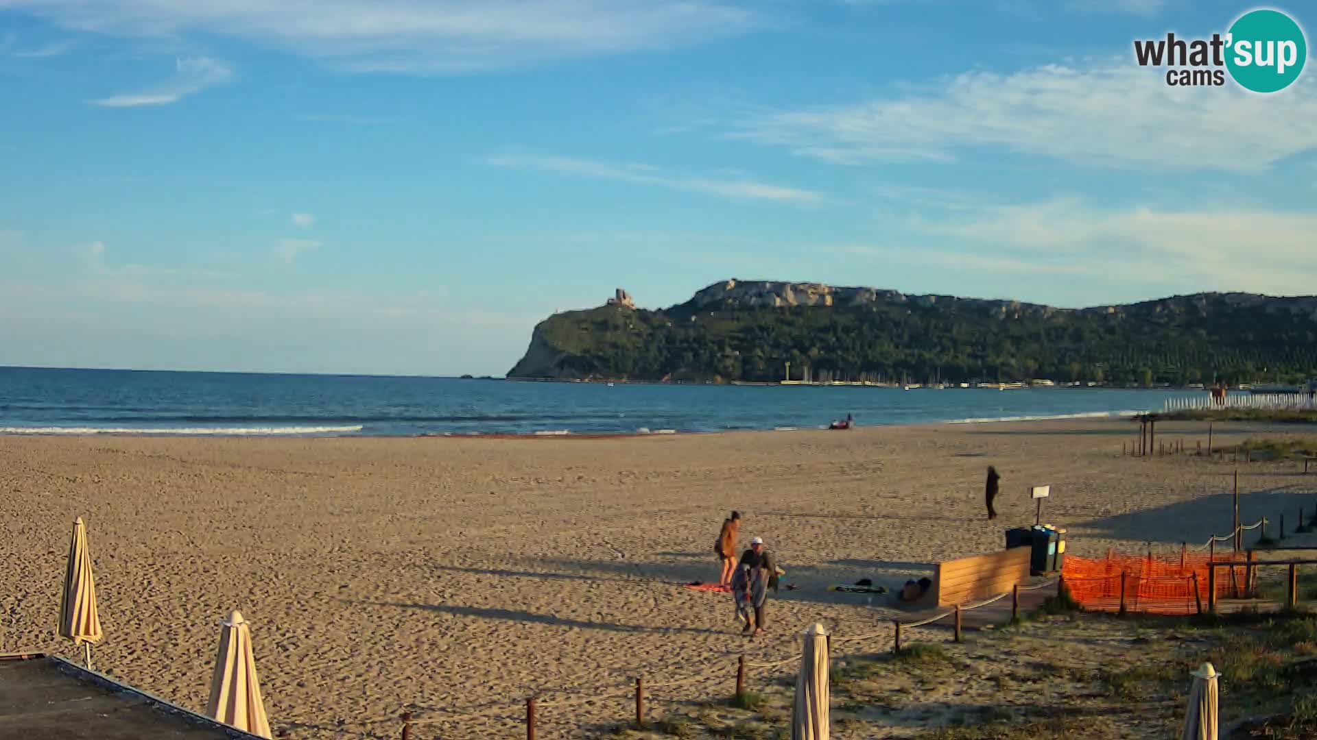 Poetto beach webcam | Cagliari | Sardinija