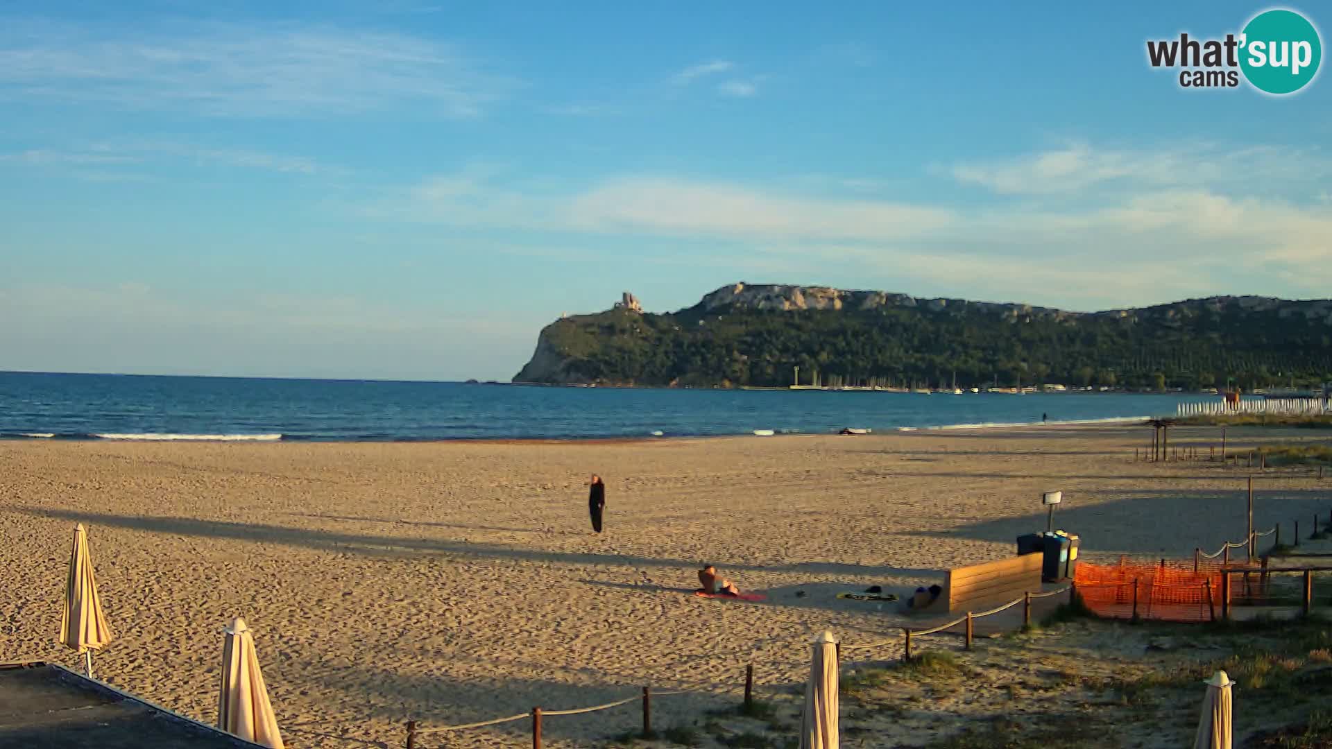 Poetto beach webcam | Cagliari | Sardinija