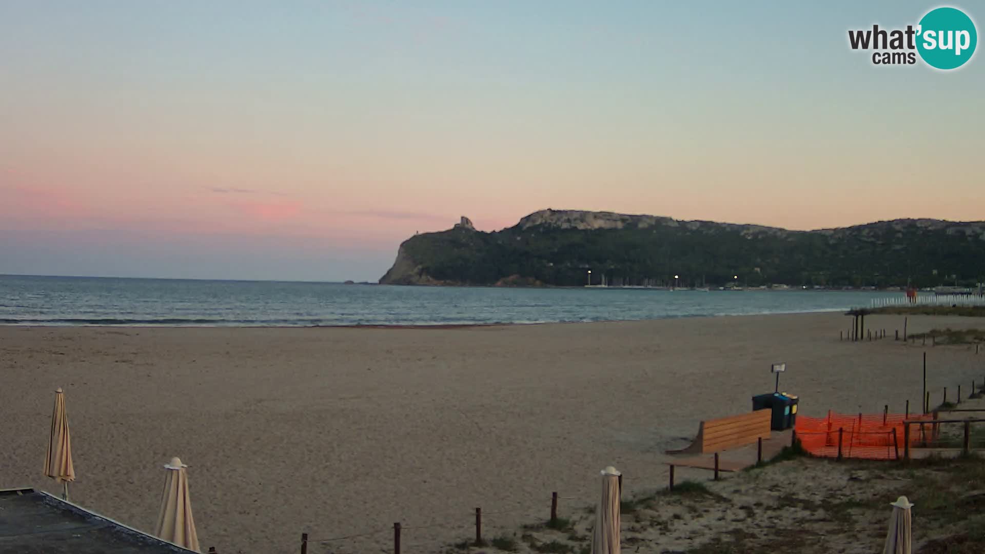 Poetto beach webcam | Cagliari | Sardinija