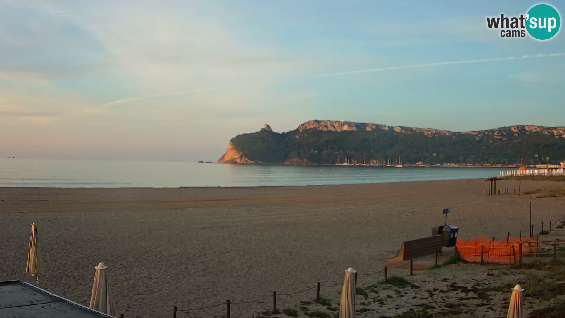 Poetto beach webcam | Cagliari | Sardinija