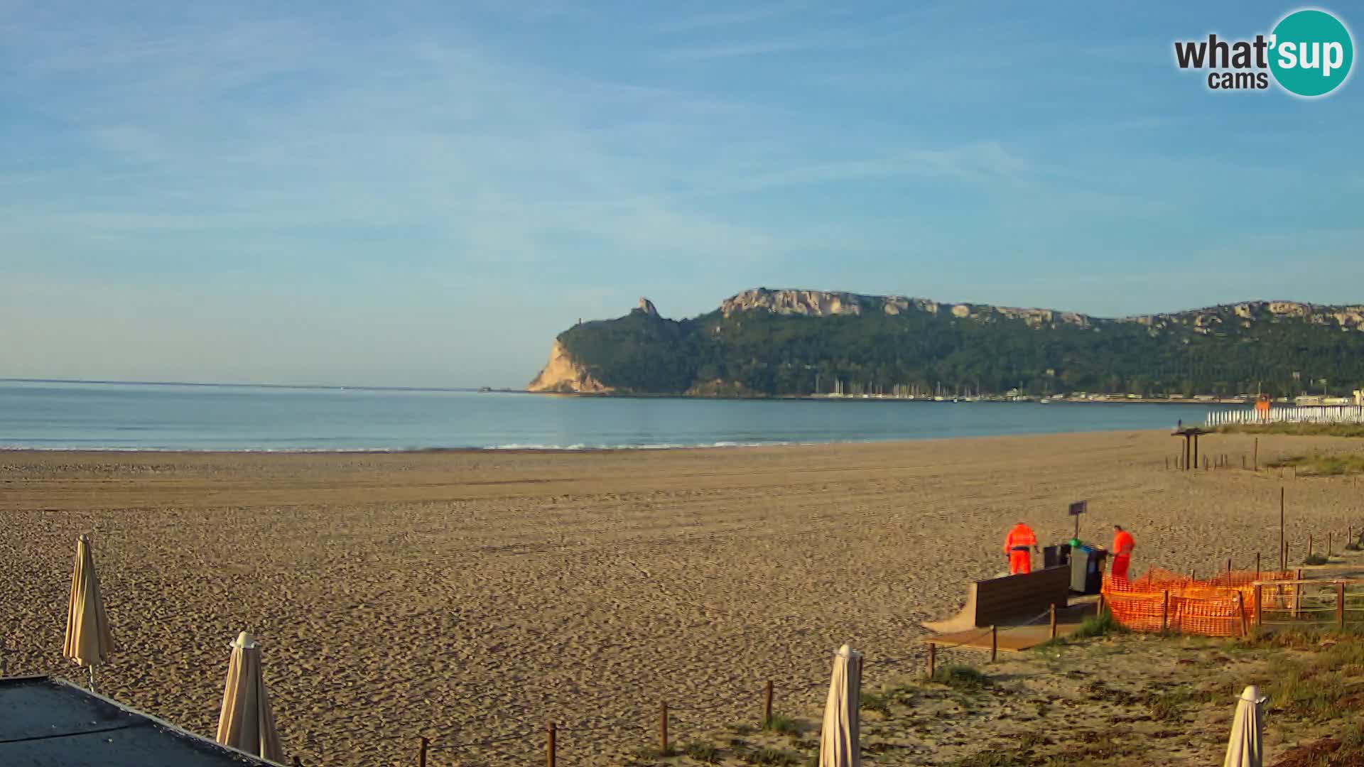 Poetto beach webcam | Cagliari | Sardinija