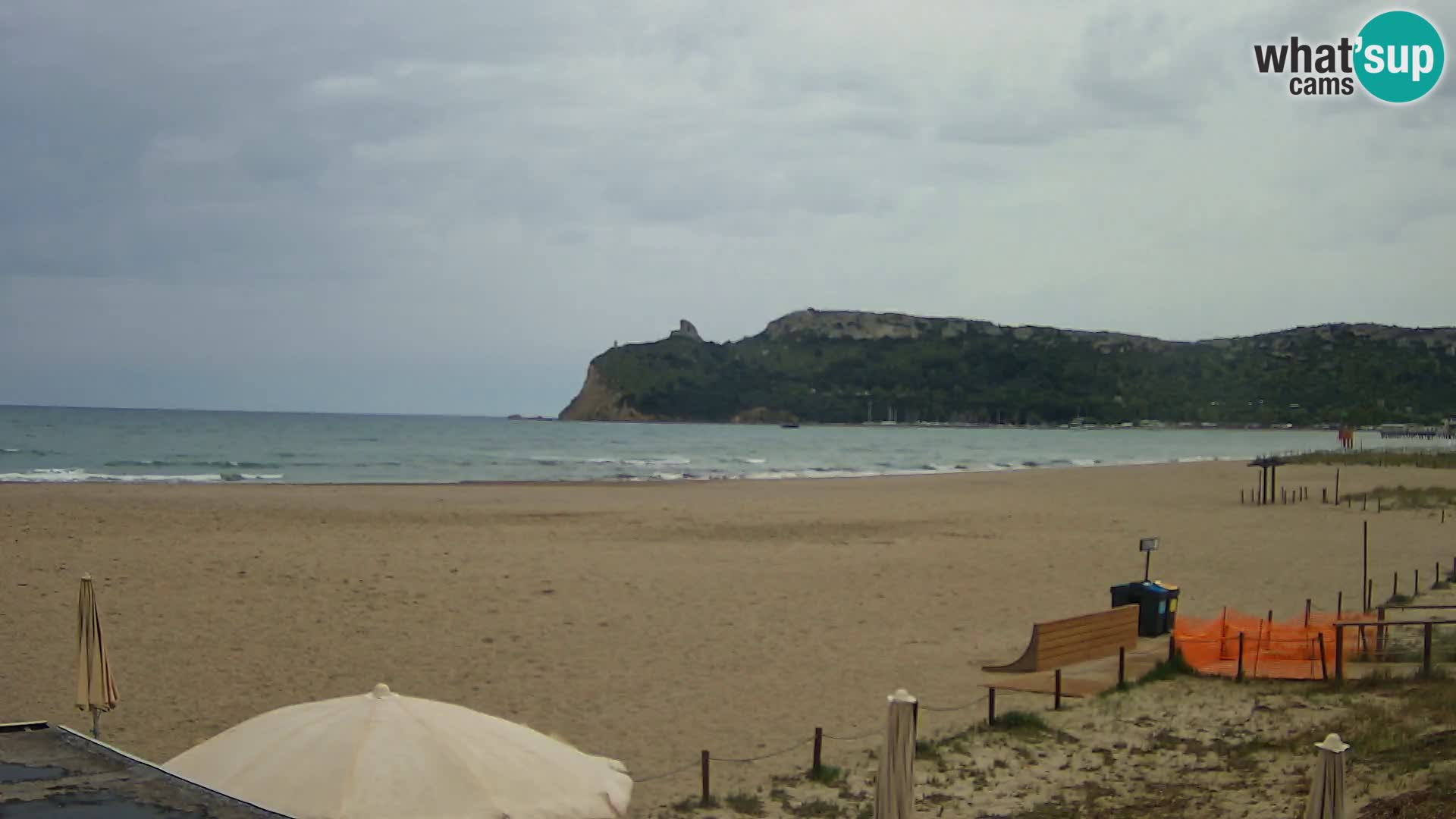 Poetto beach webcam | Cagliari | Sardinia
