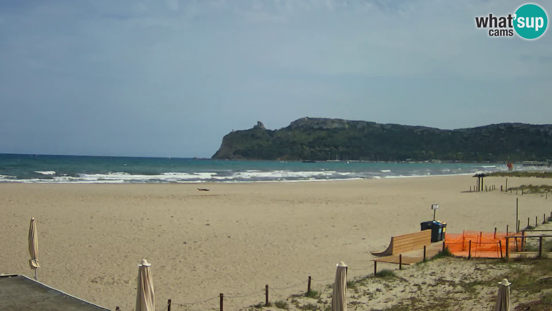 Poetto beach webcam | Cagliari | Sardinija