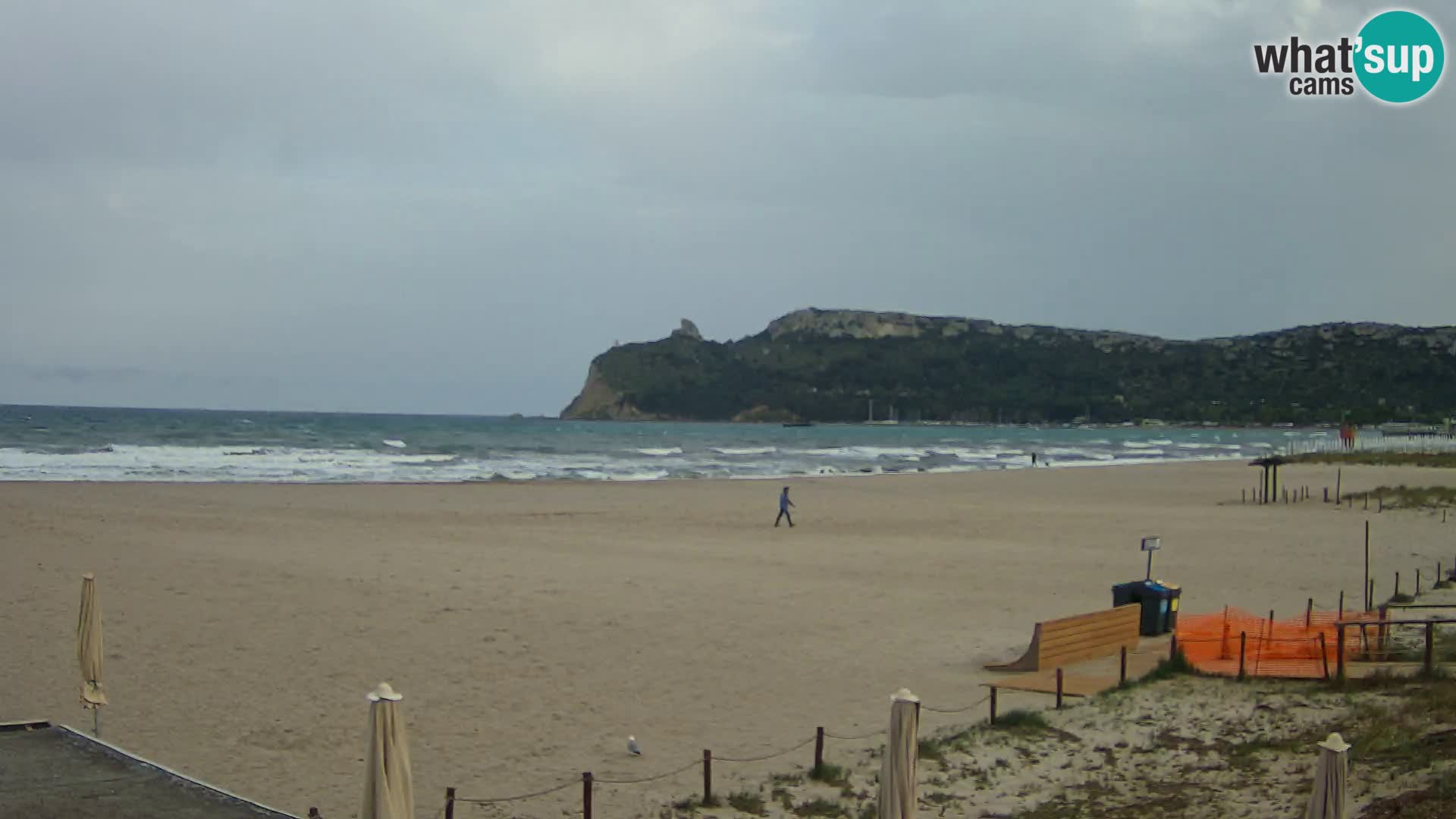 Poetto beach webcam | Cagliari | Sardinija