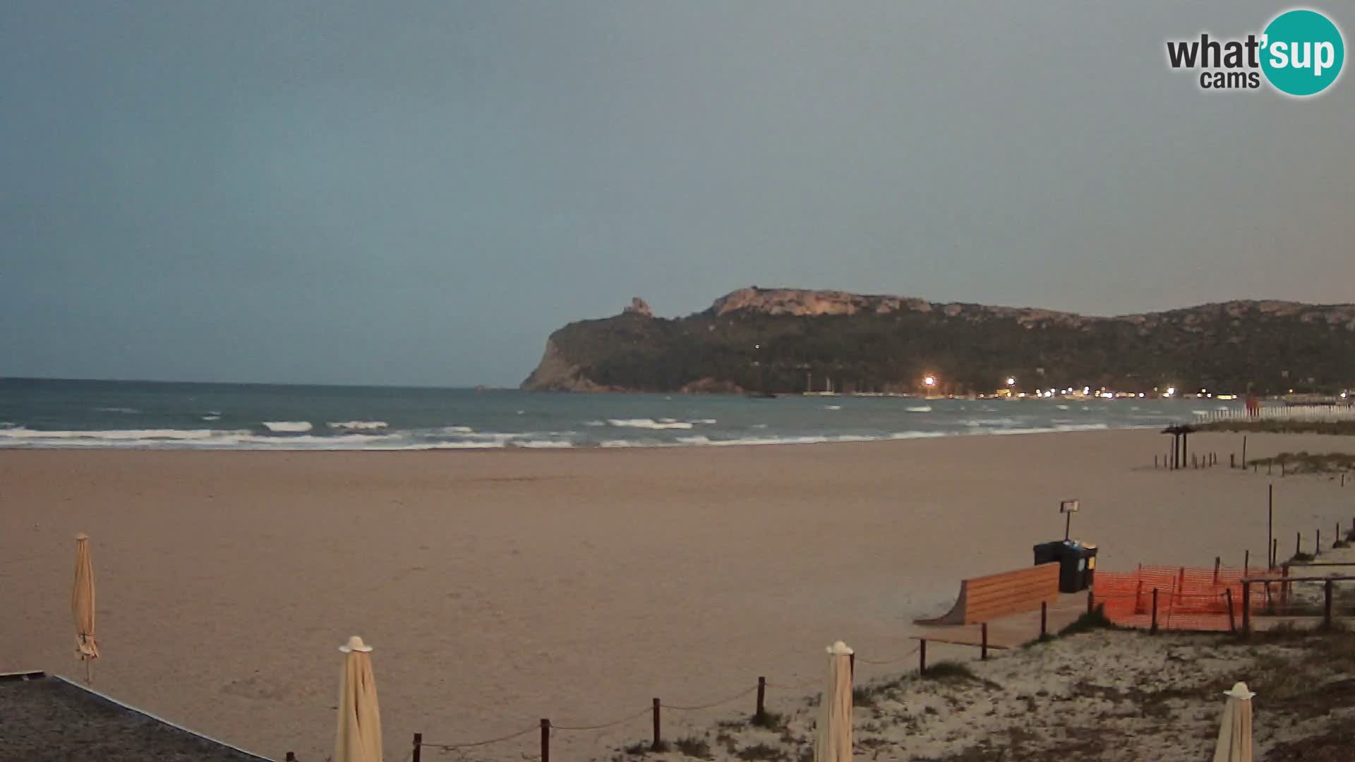 Poetto beach webcam | Cagliari | Sardinija