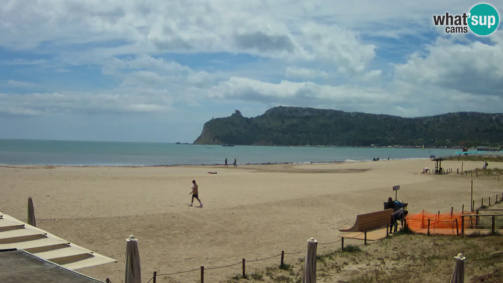 Poetto beach webcam | Cagliari | Sardinija
