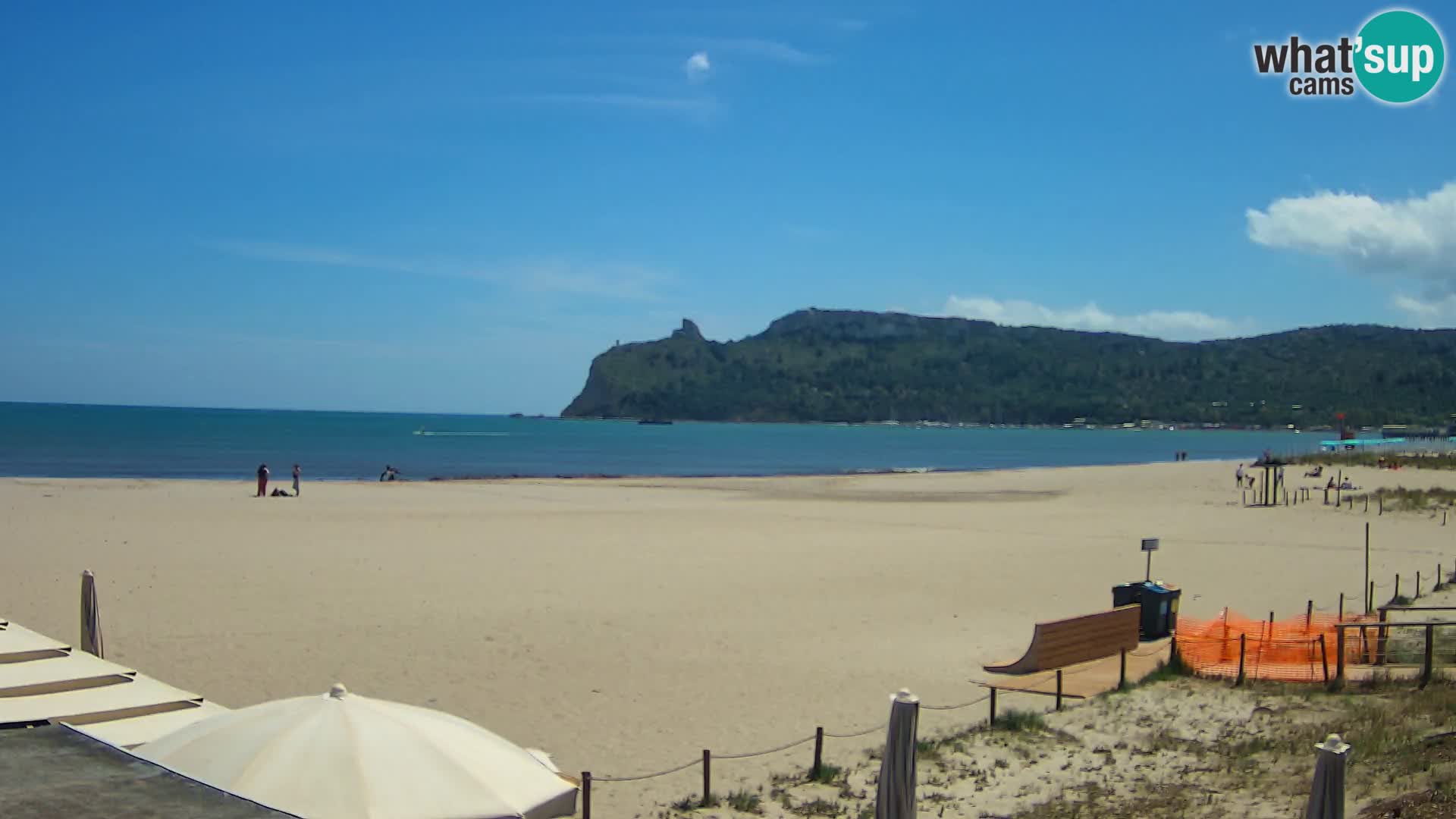 Poetto beach webcam | Cagliari | Sardinija