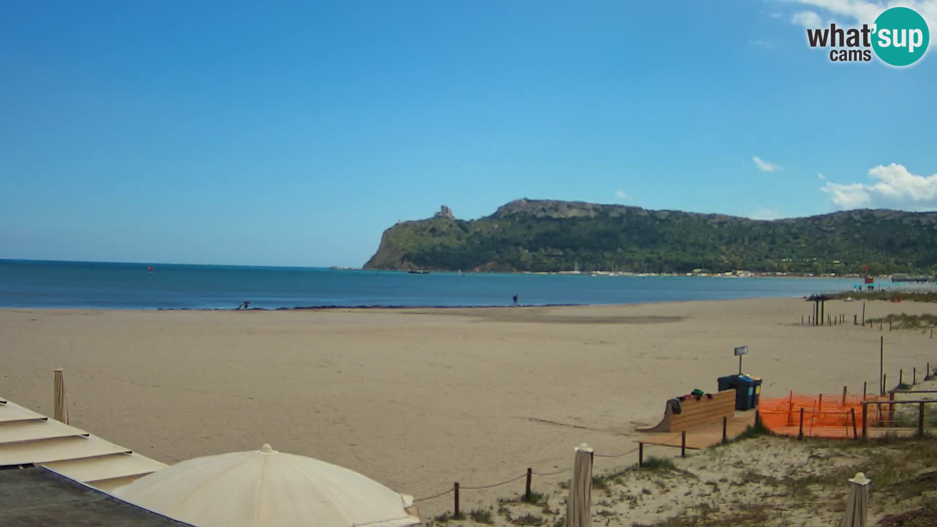 Webcam playa de Poetto | Cagliari | Cerdeña