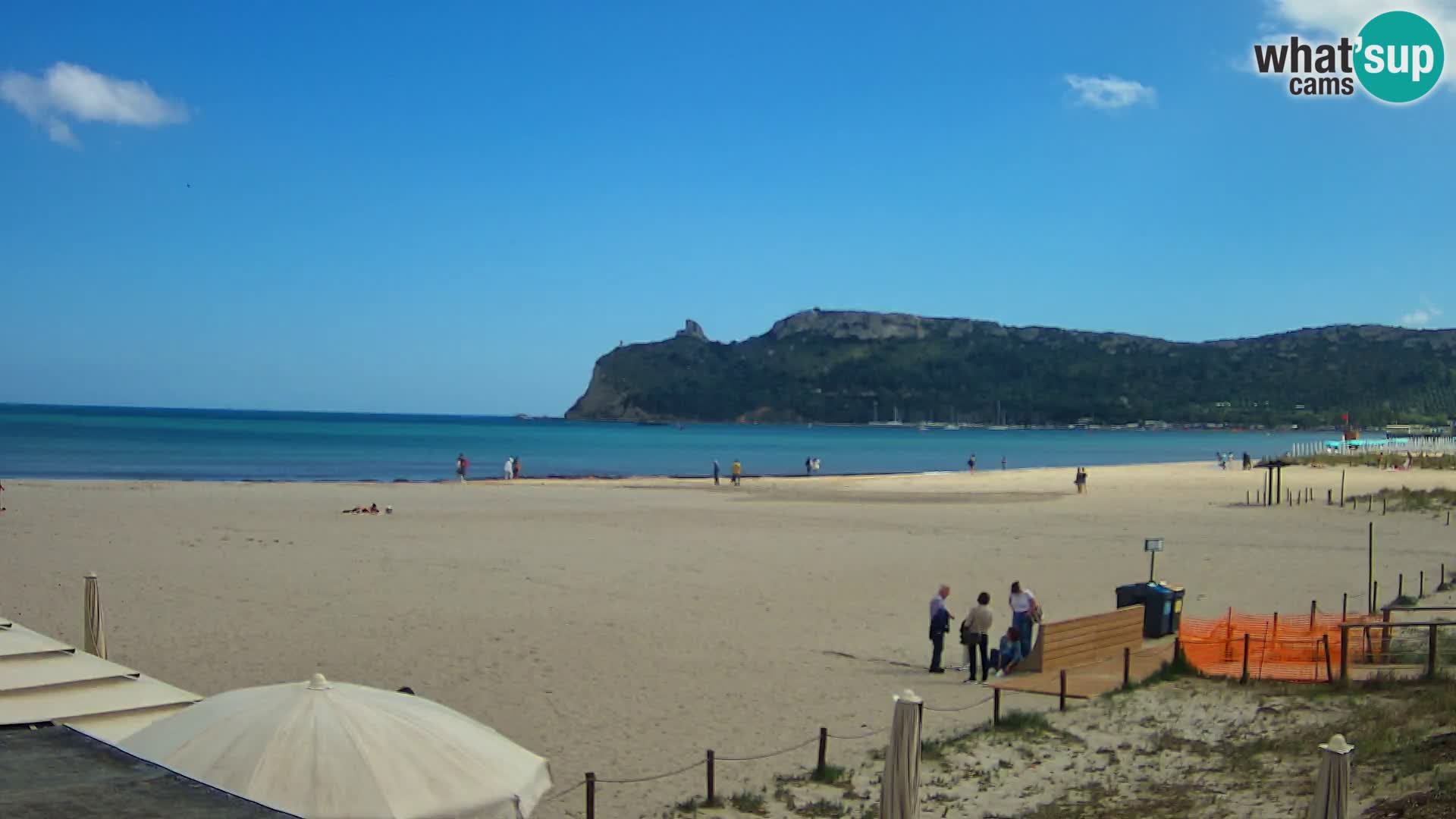 Poetto Strand Webcam | Cagliari | Sardinien