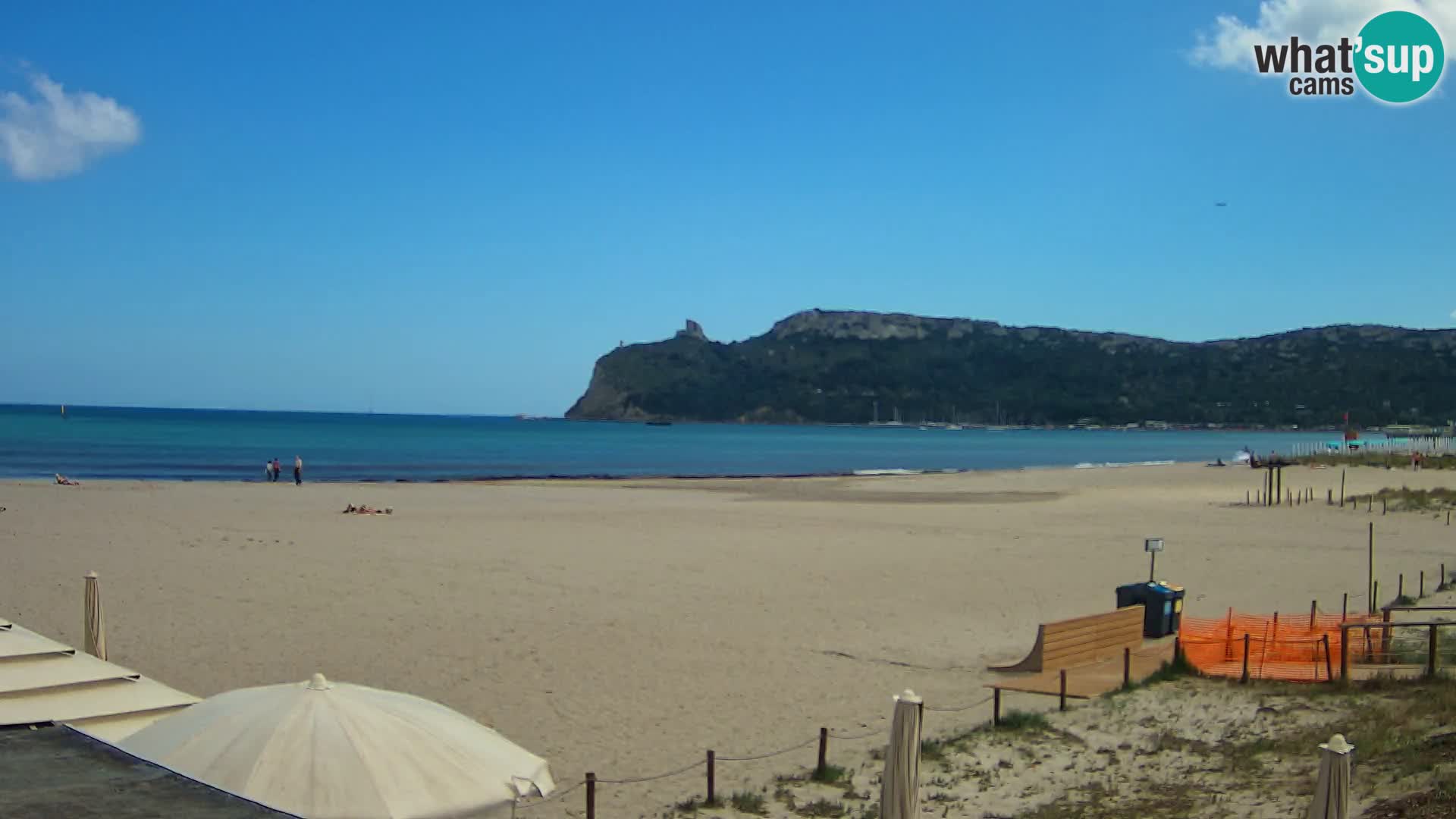 Poetto beach webcam | Cagliari | Sardinia