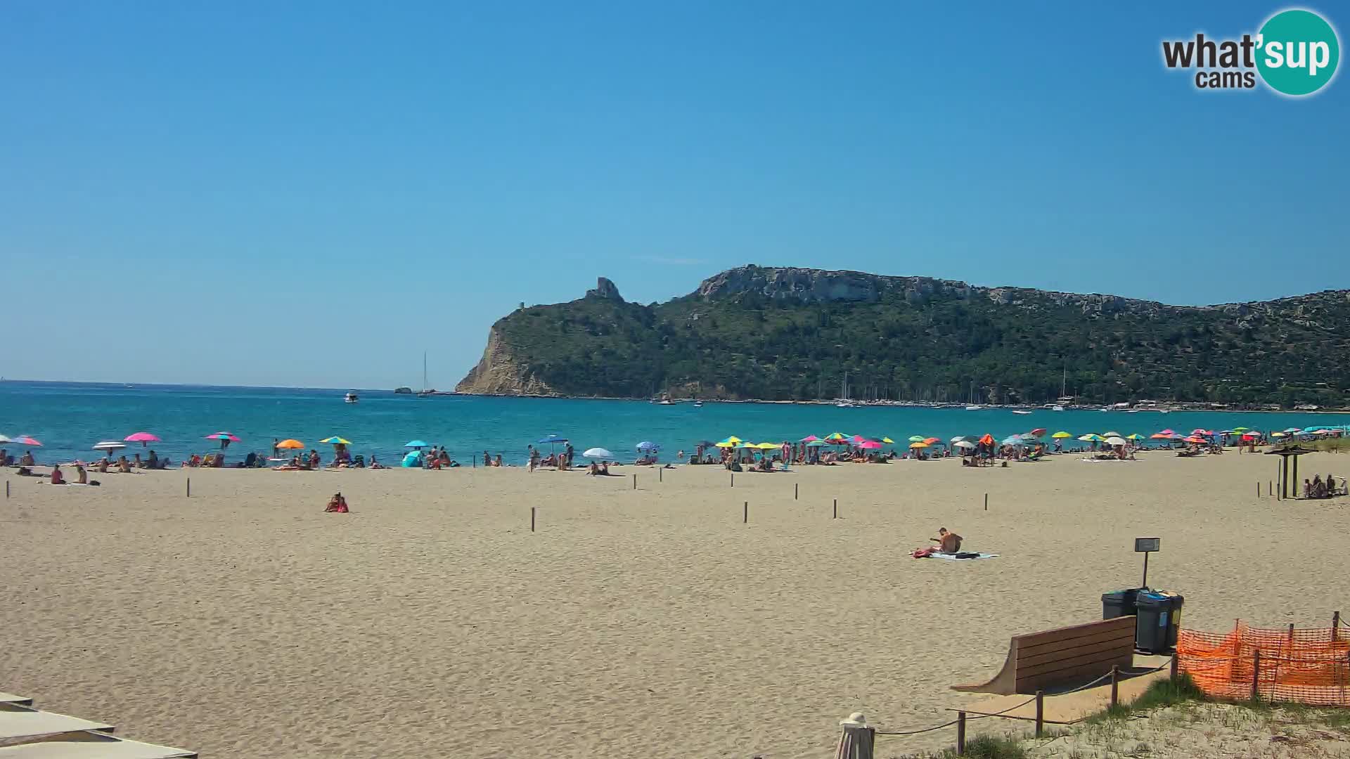 Poetto beach webcam | Cagliari | Sardinija