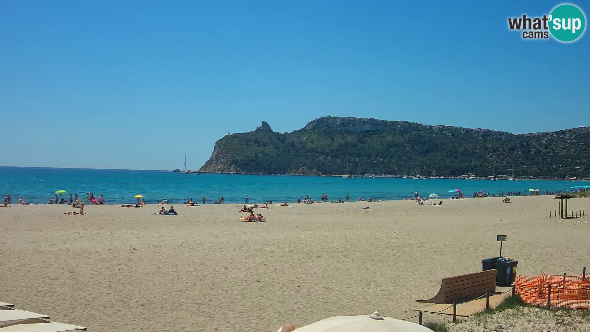 Poetto beach webcam | Cagliari | Sardinia