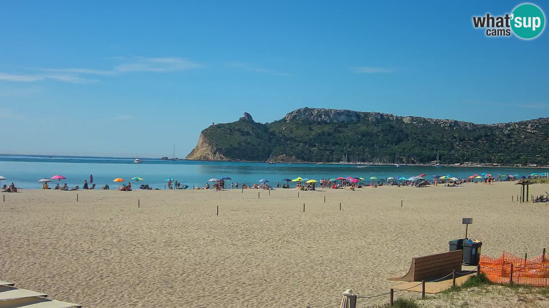 Poetto beach webcam | Cagliari | Sardinija