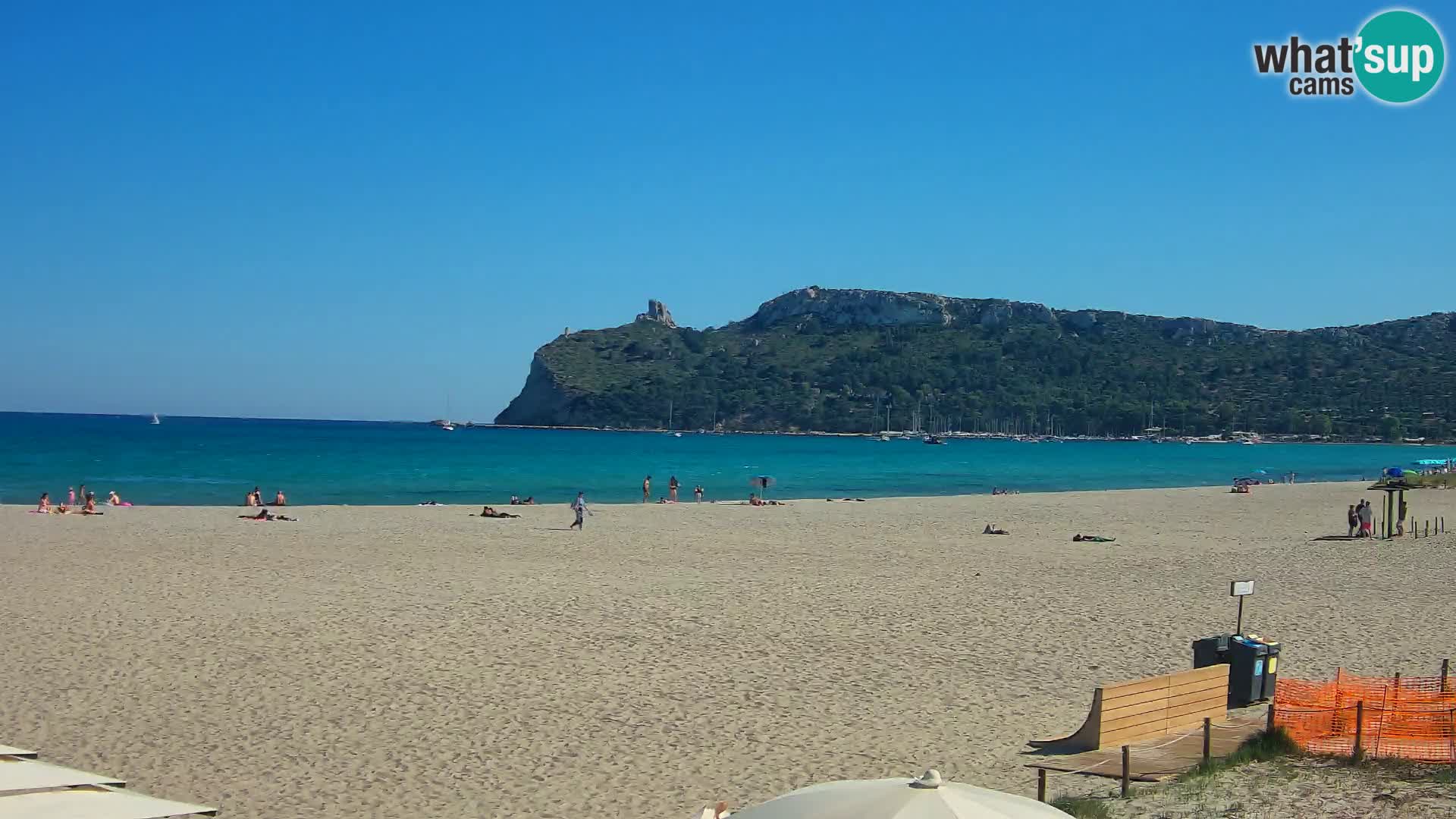 Webcam plage de Poetto | Cagliari | Sardaigne