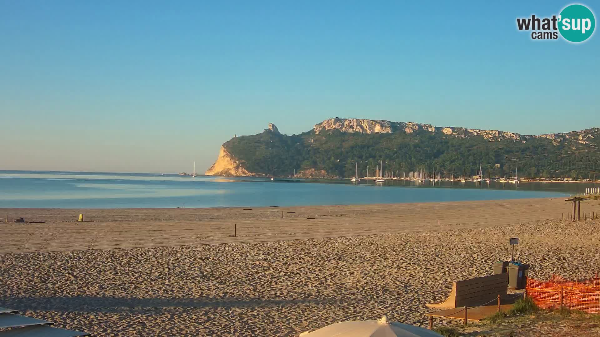 Poetto beach webcam | Cagliari | Sardinija