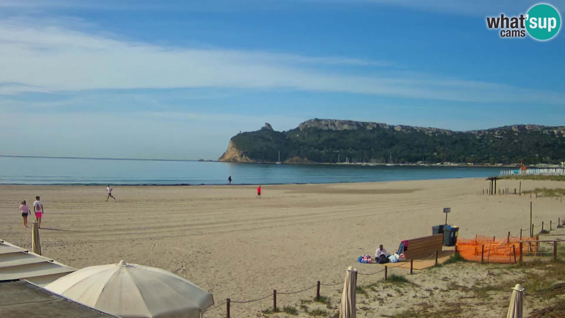 Poetto beach webcam | Cagliari | Sardinija