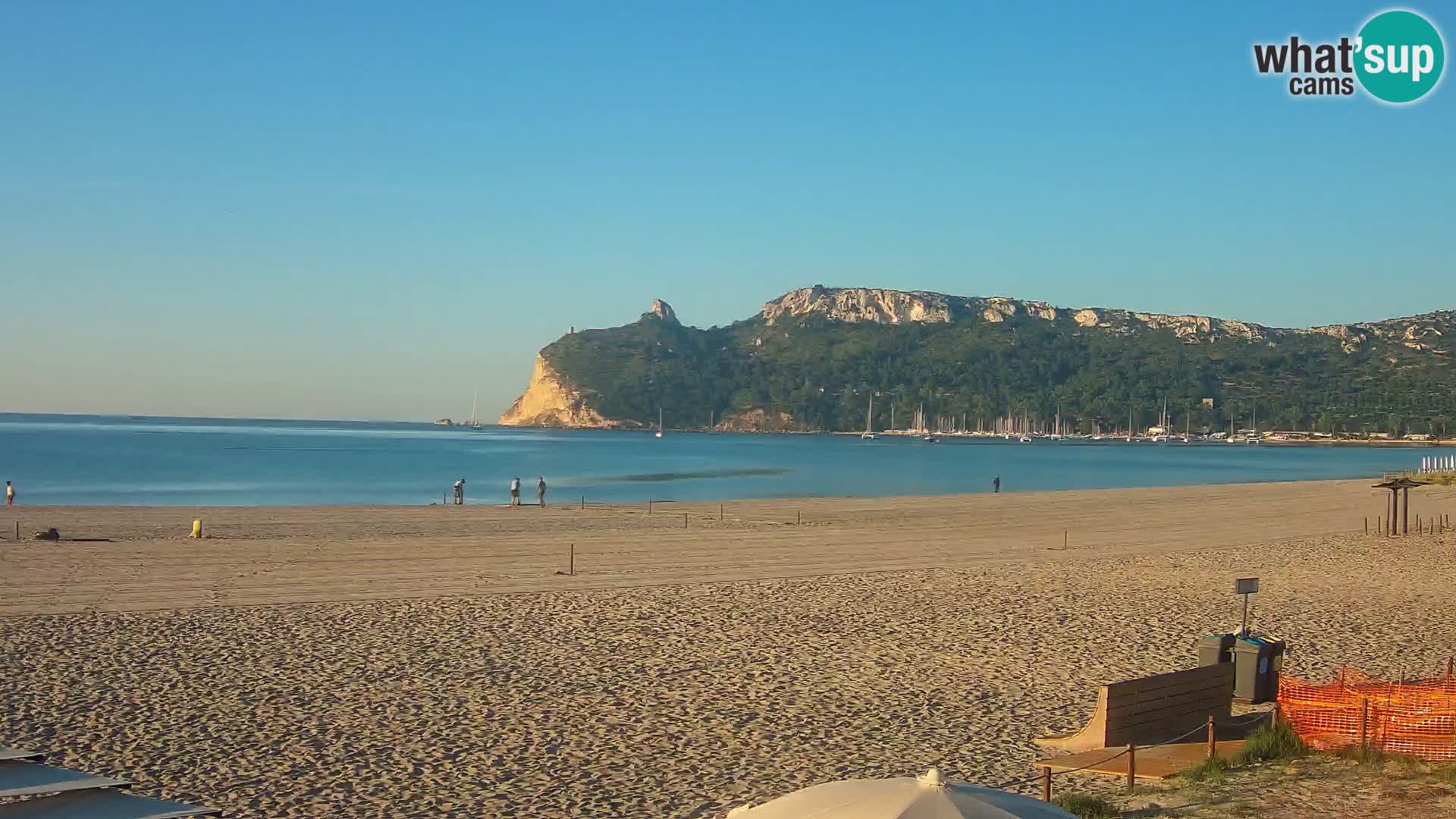 Poetto beach webcam | Cagliari | Sardinija
