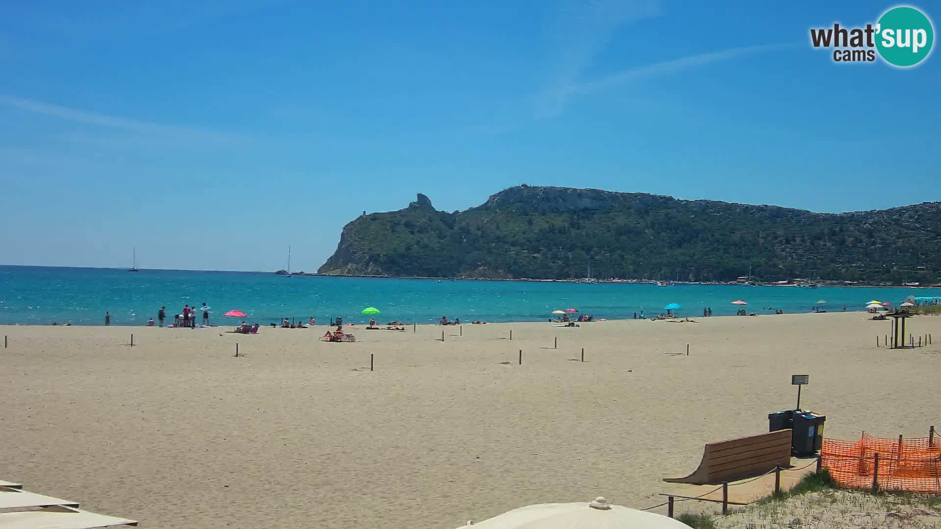 Webcam plage de Poetto | Cagliari | Sardaigne