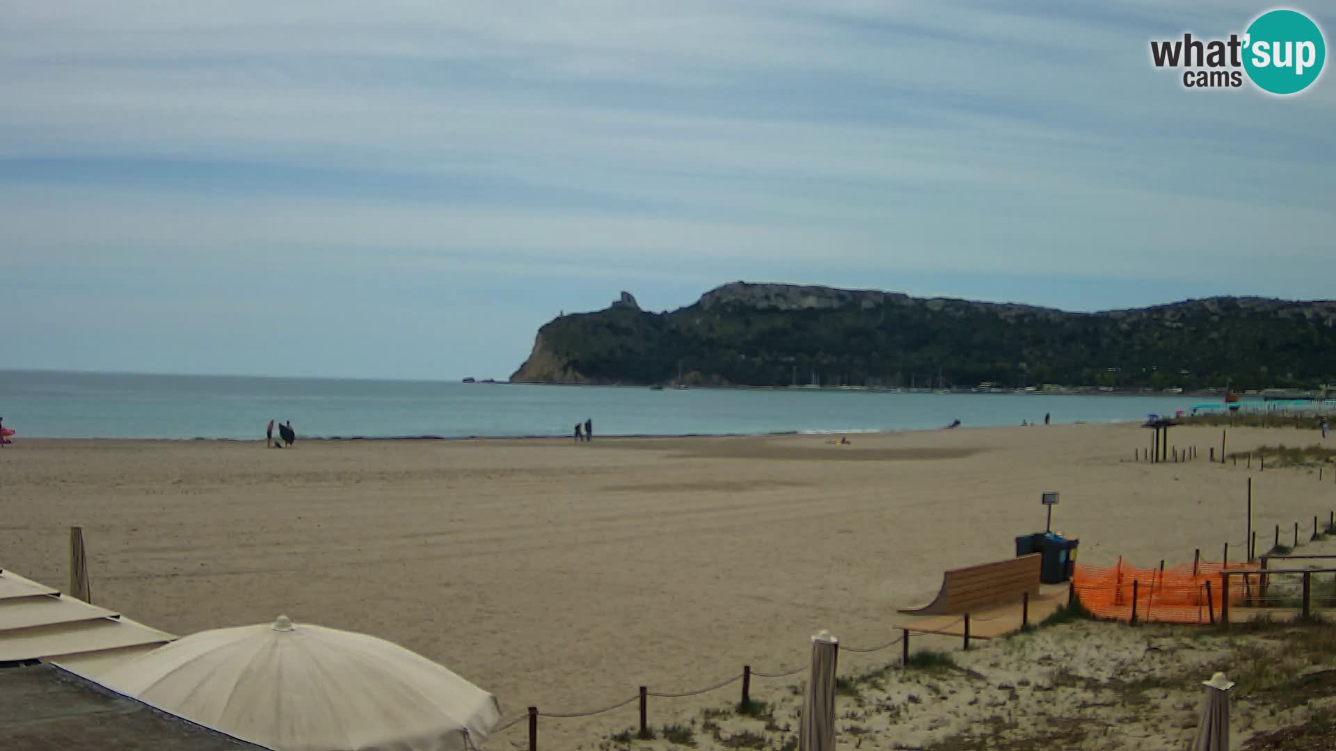 Poetto beach webcam | Cagliari | Sardinija