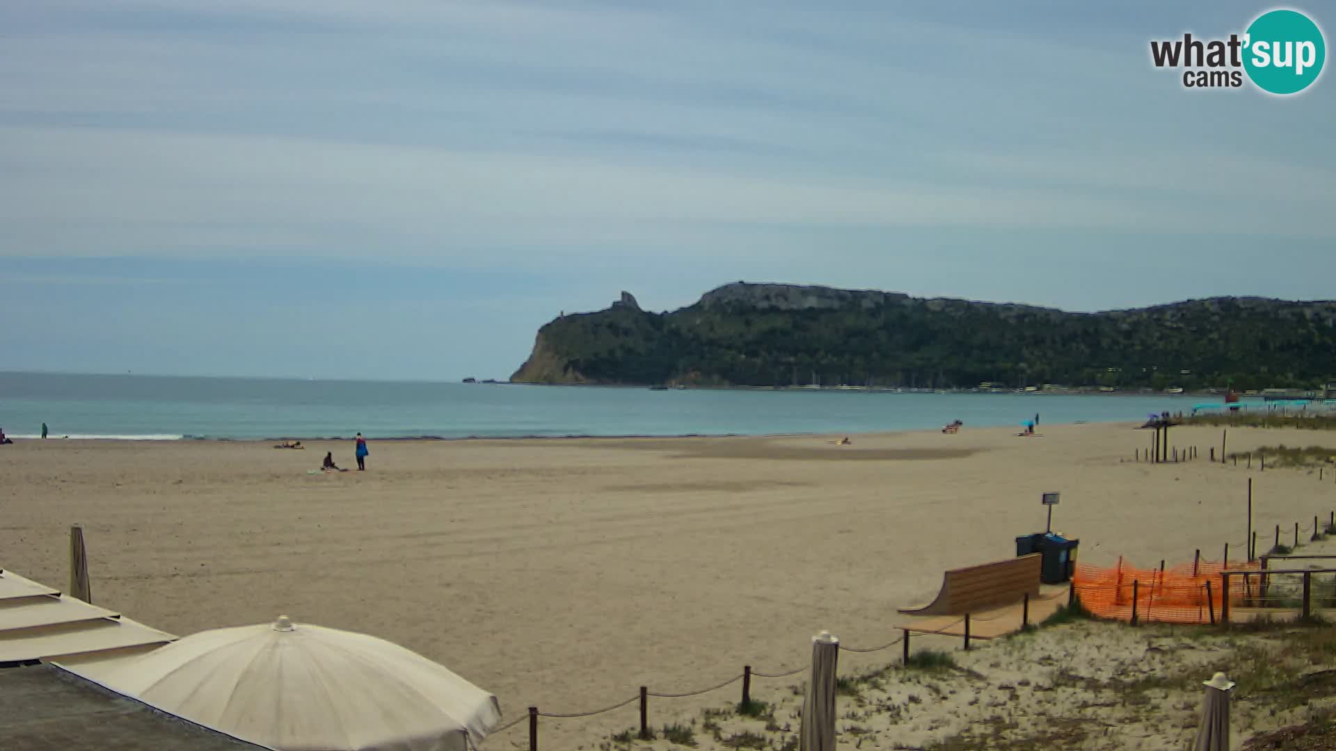 Poetto beach webcam | Cagliari | Sardinija