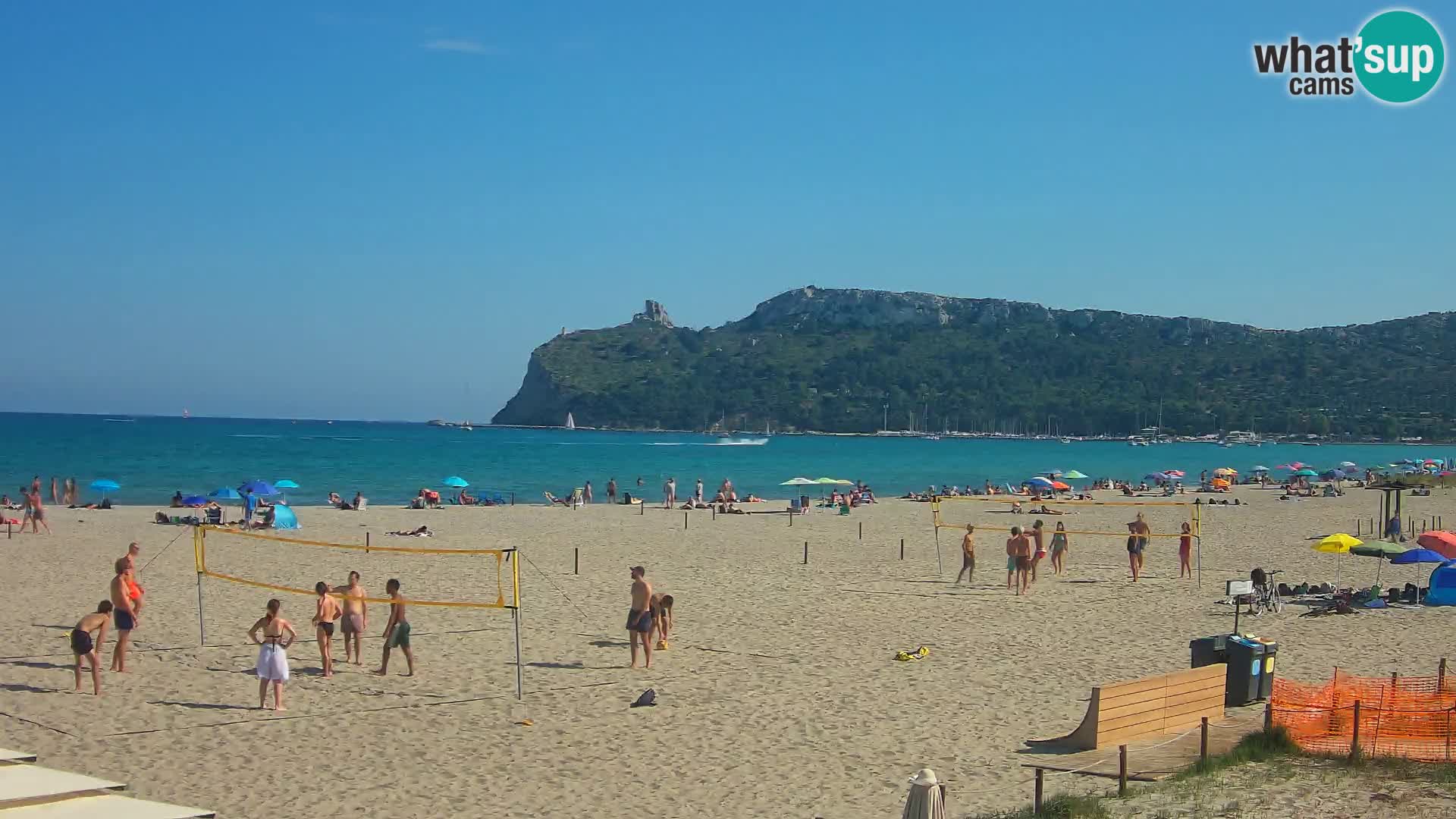 Poetto beach webcam | Cagliari | Sardinija