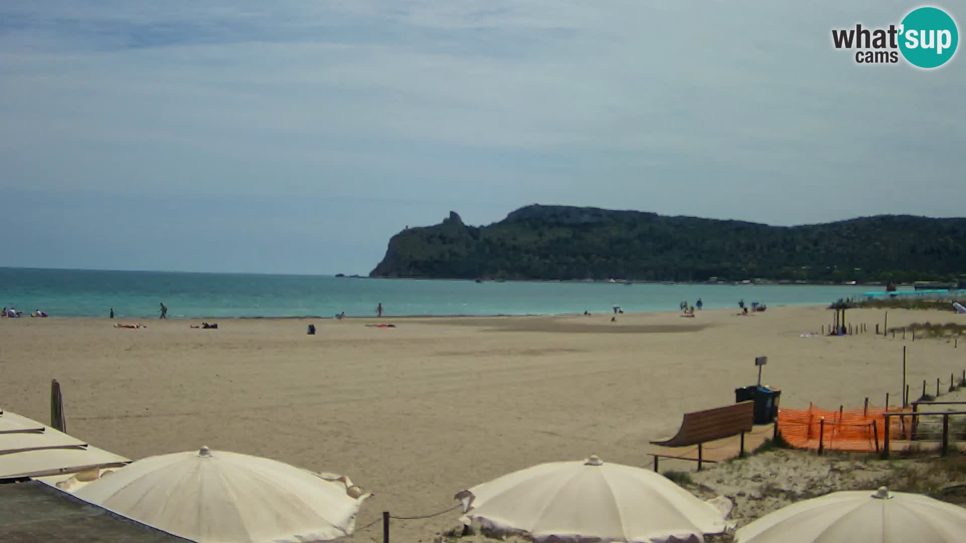 Poetto beach webcam | Cagliari | Sardinija
