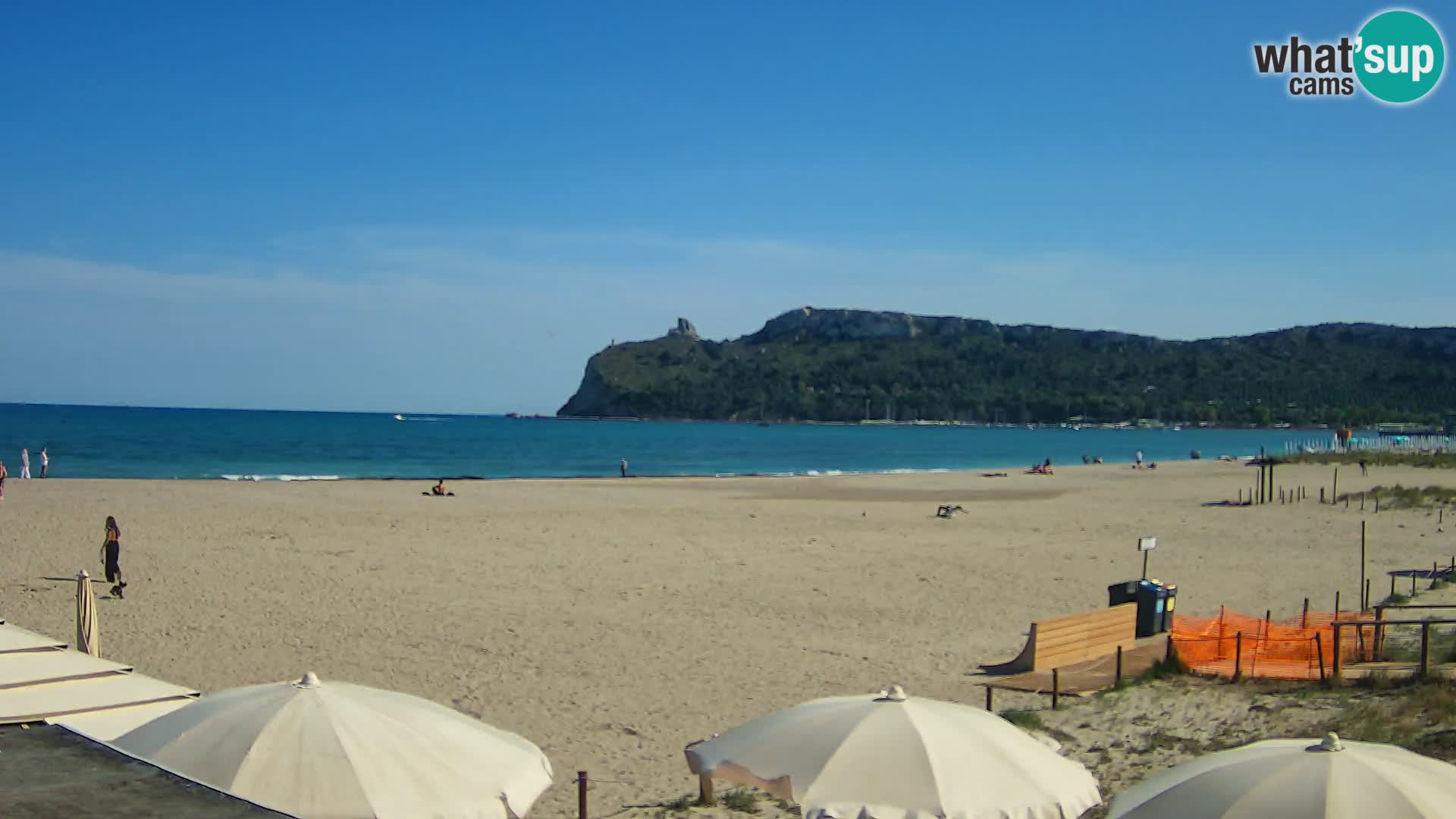 Poetto Strand Webcam | Cagliari | Sardinien