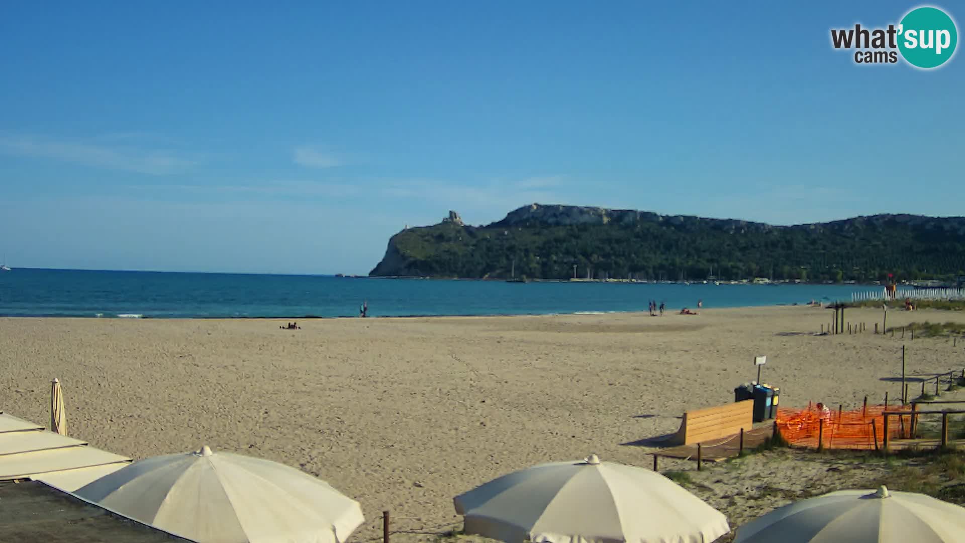 Poetto beach webcam | Cagliari | Sardinija