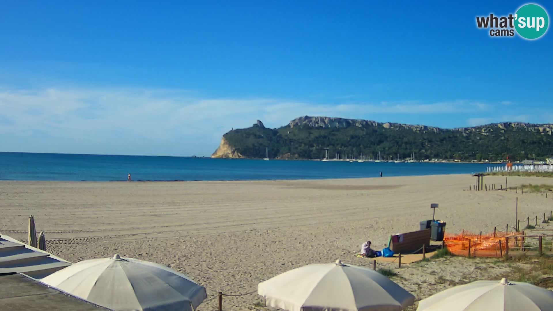 Poetto beach webcam | Cagliari | Sardinija