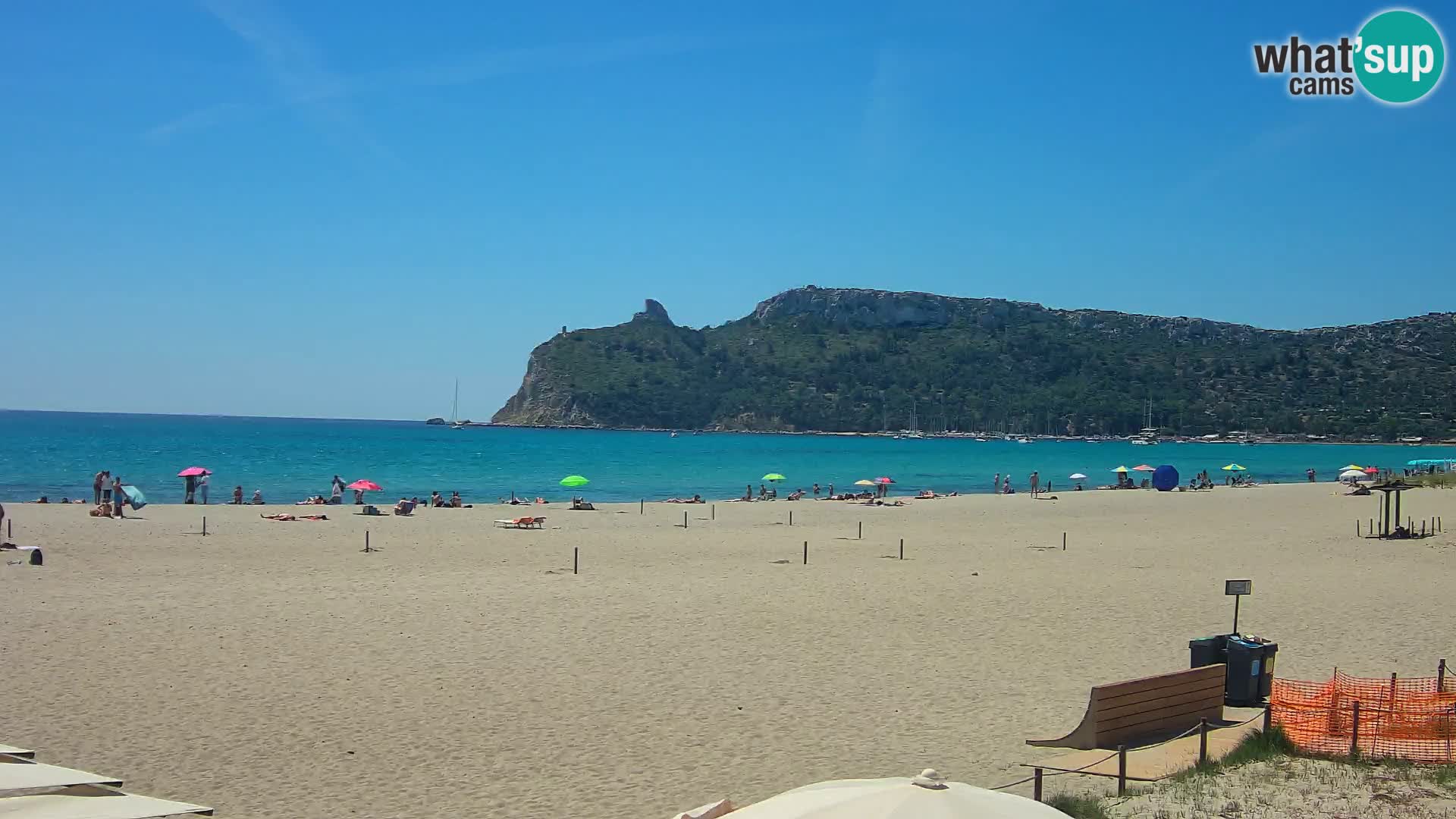 Poetto Strand Webcam | Cagliari | Sardinien