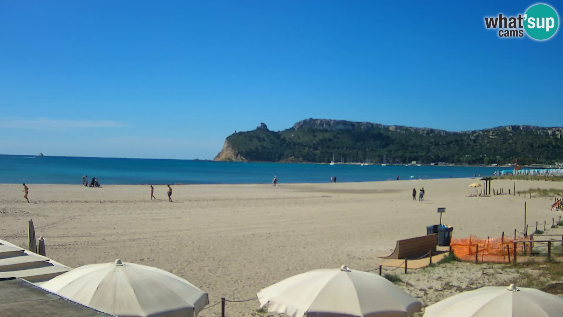Webcam plage de Poetto | Cagliari | Sardaigne