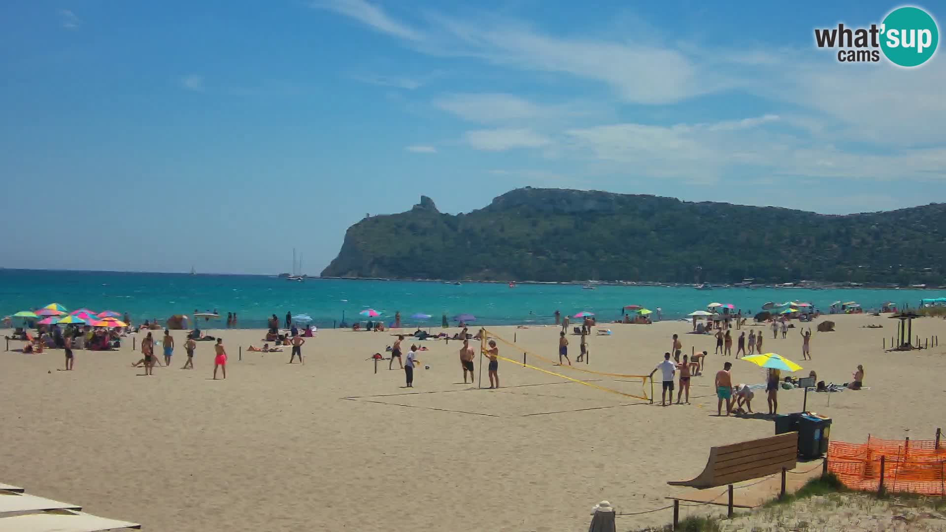 Poetto beach webcam | Cagliari | Sardinia