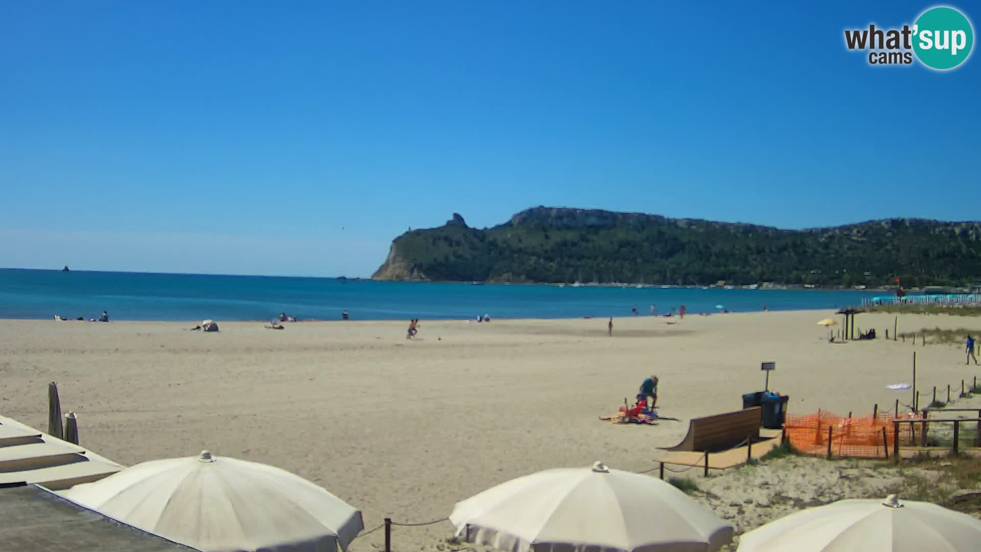 Webcam plage de Poetto | Cagliari | Sardaigne