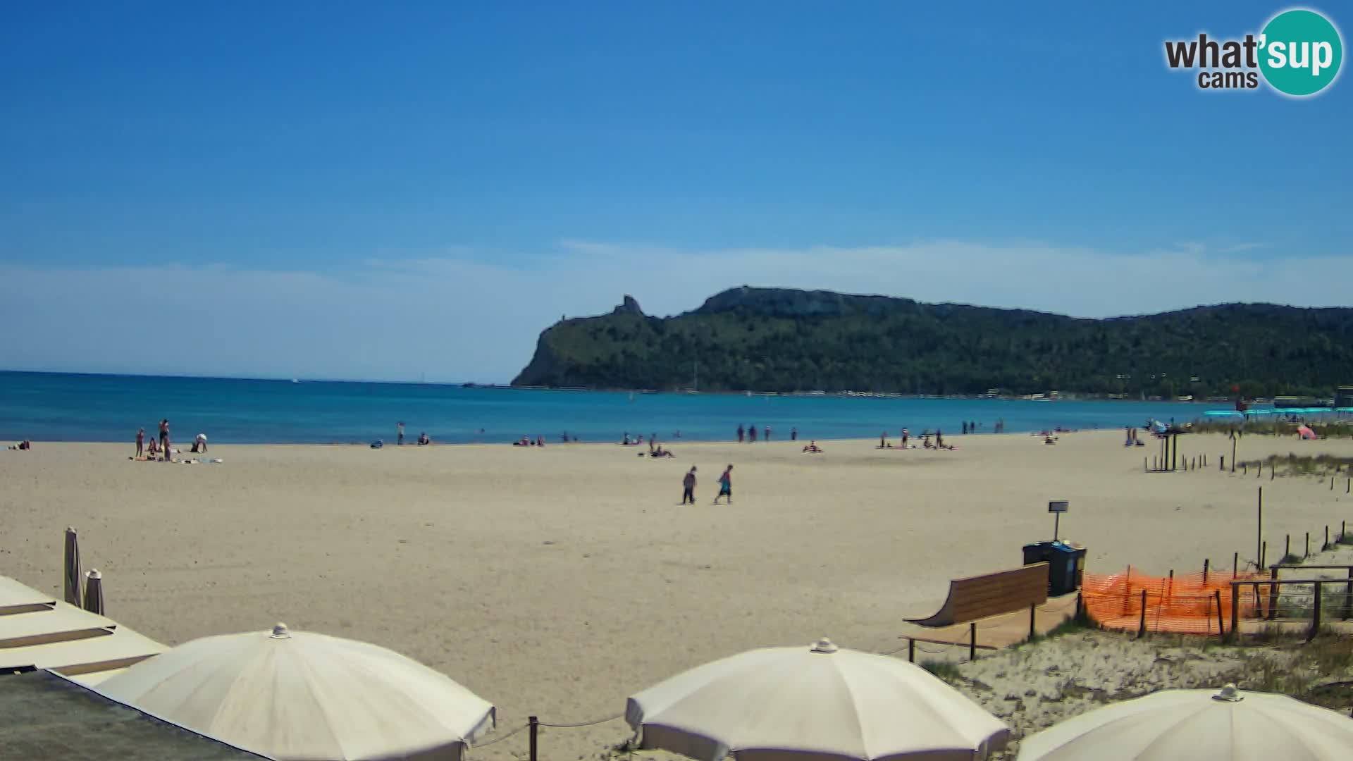 Poetto beach webcam | Cagliari | Sardinia