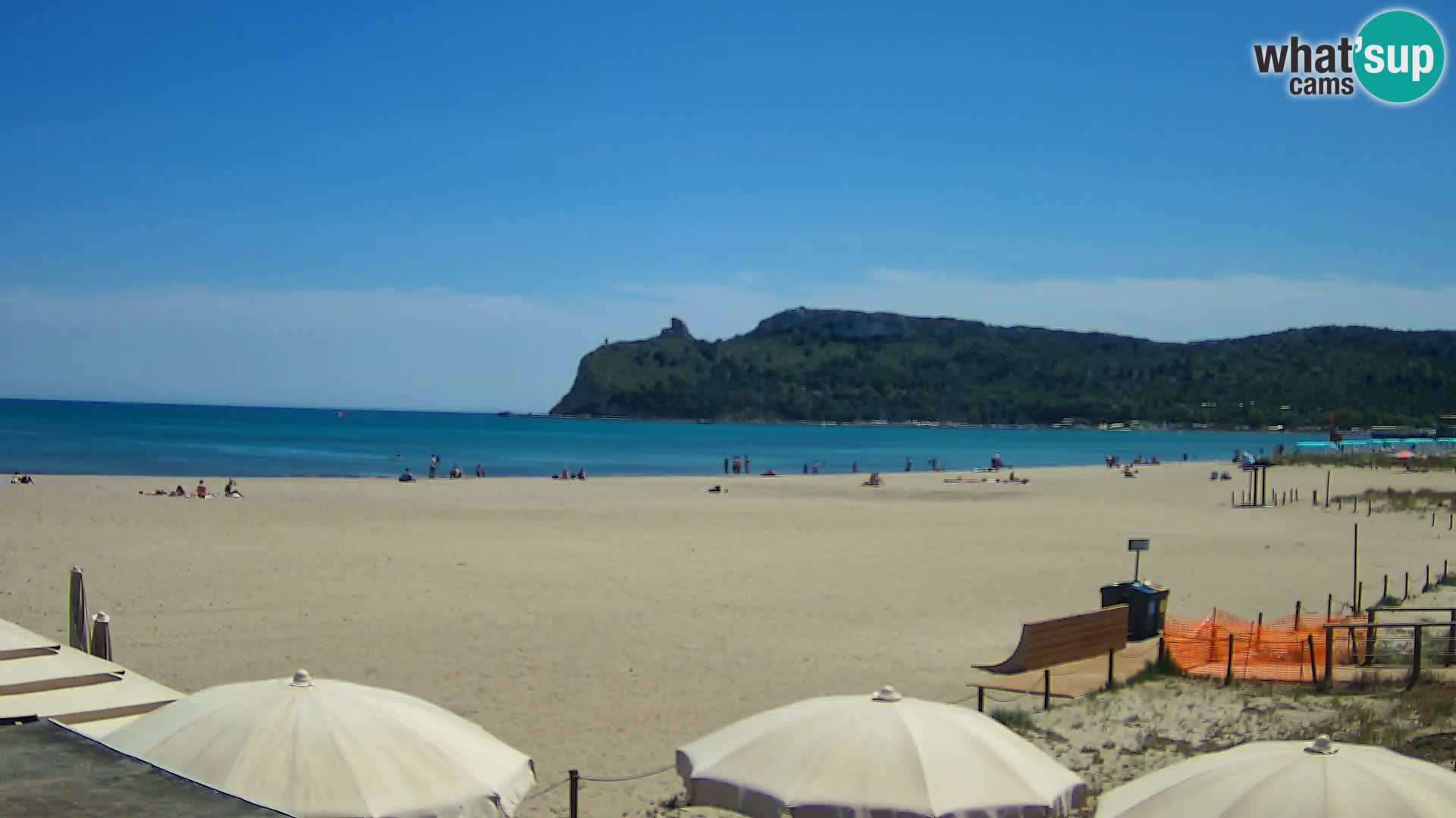 Poetto beach webcam | Cagliari | Sardinia