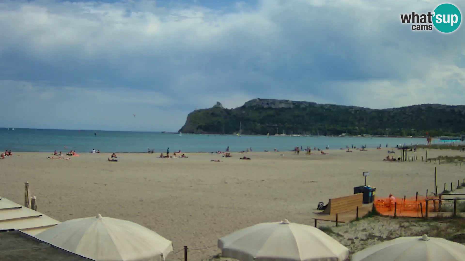 Poetto beach webcam | Cagliari | Sardinija