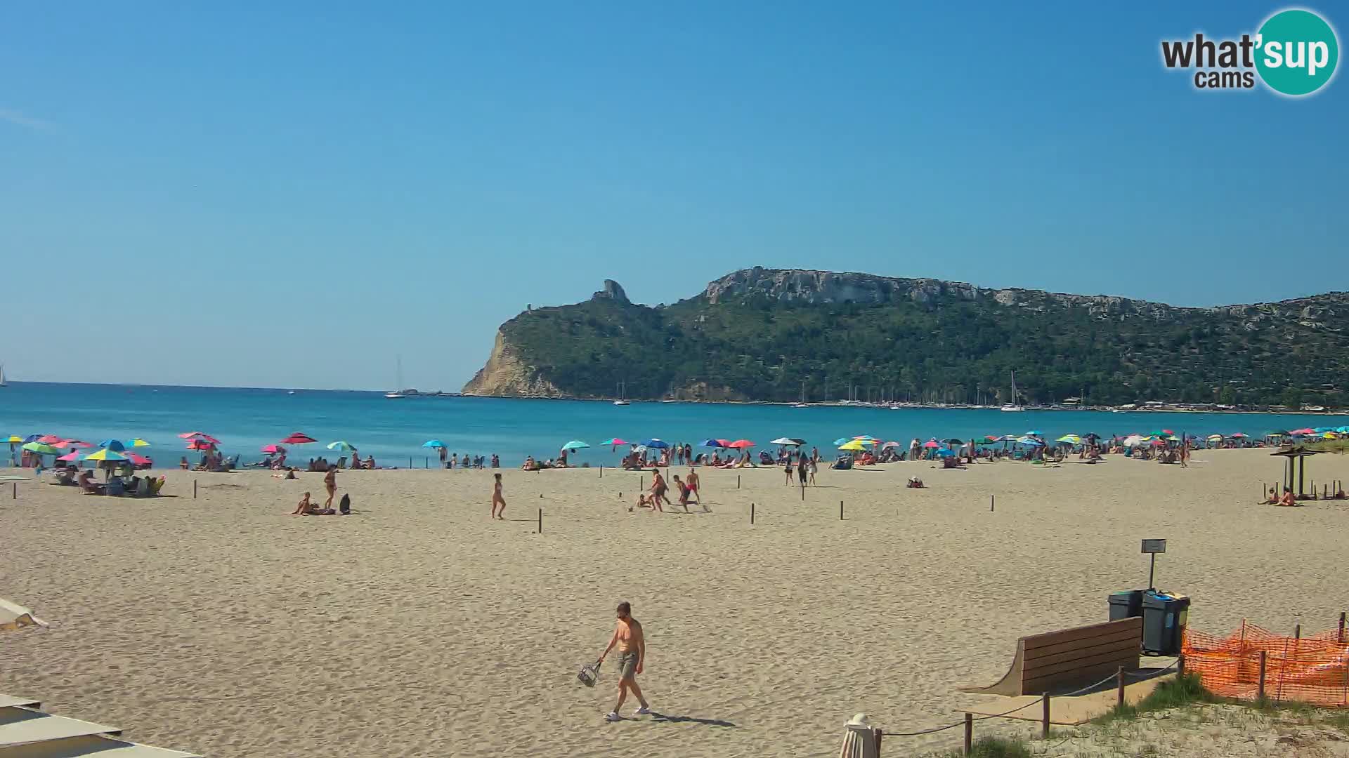 Webcam plage de Poetto | Cagliari | Sardaigne
